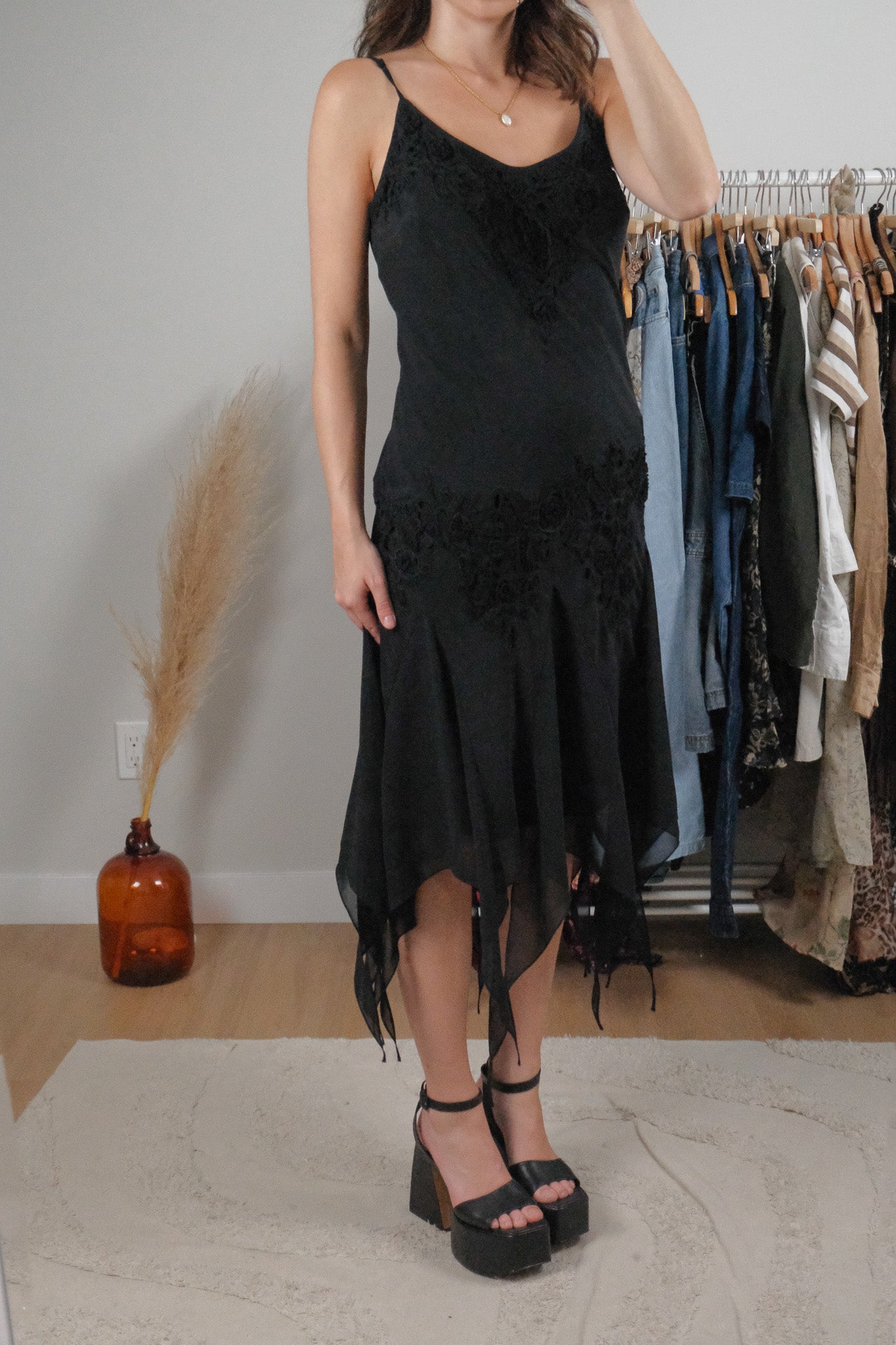 Vintage x Lace Midi Dress (10)
