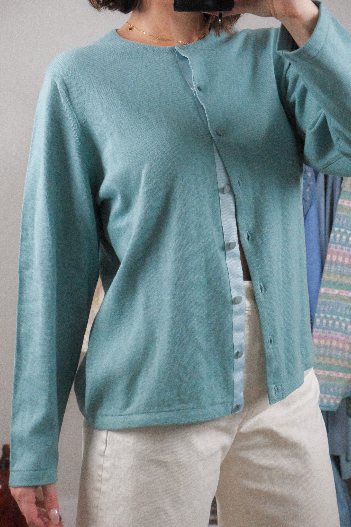 Made in Canada x Vintage x Cotton Cardigan (L/XL)