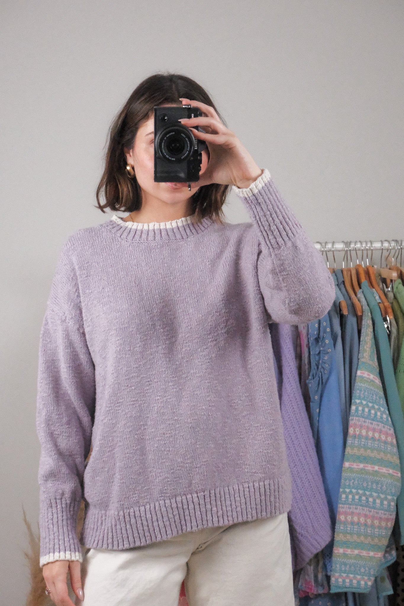 Vintage x L.L. Bean x 100% Cotton Sweater (L/XL)