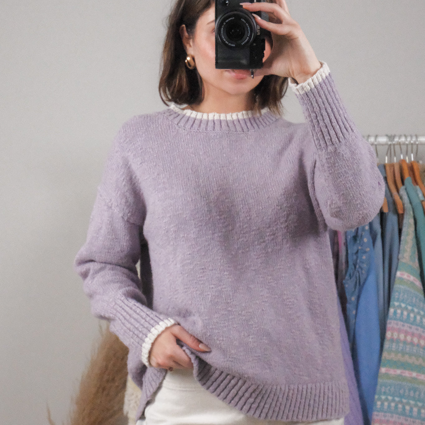 Vintage x L.L. Bean x 100% Cotton Sweater (L/XL)