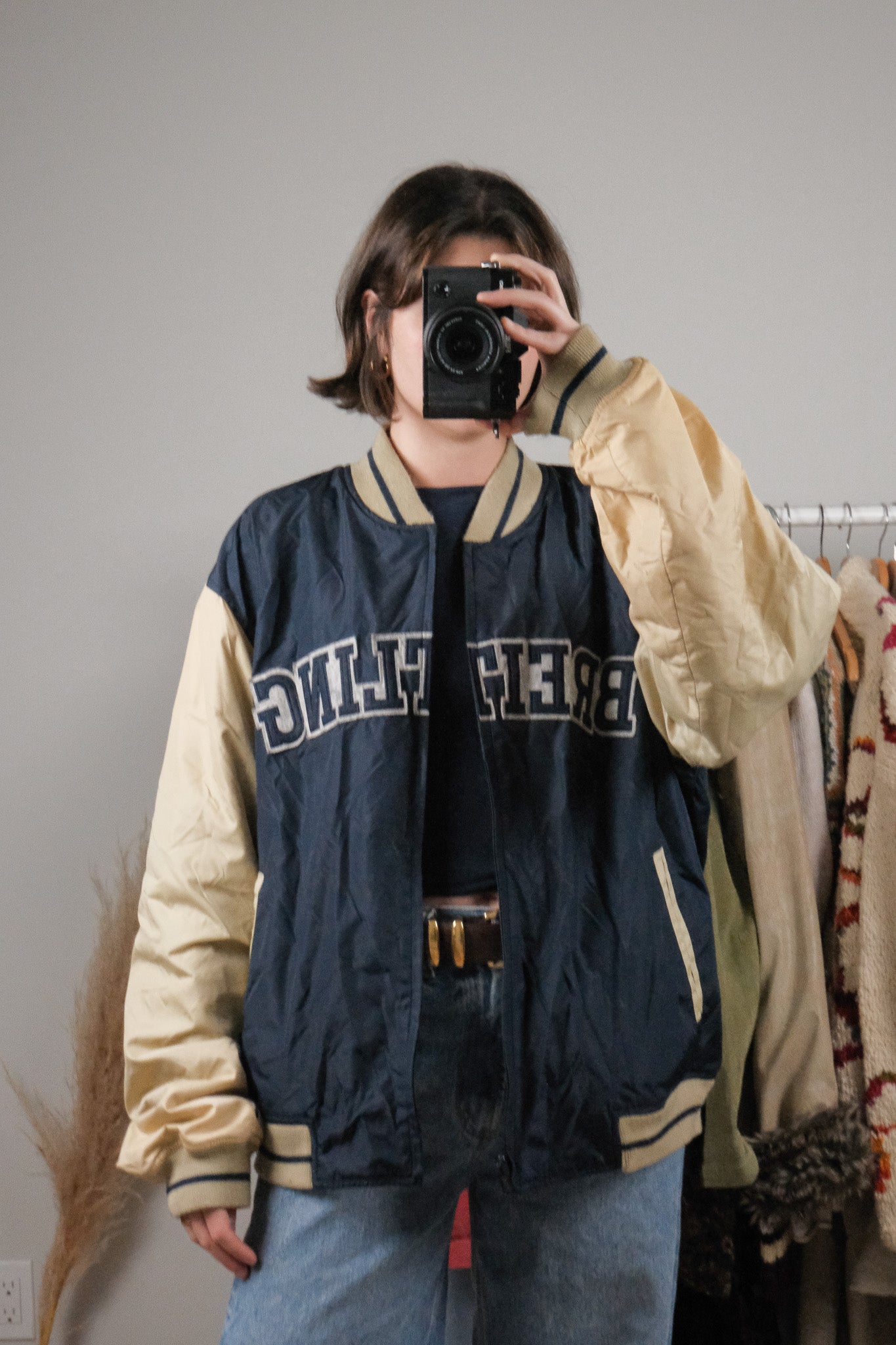 Breitling x Reversible Varsity Zip Up Jacket (L)