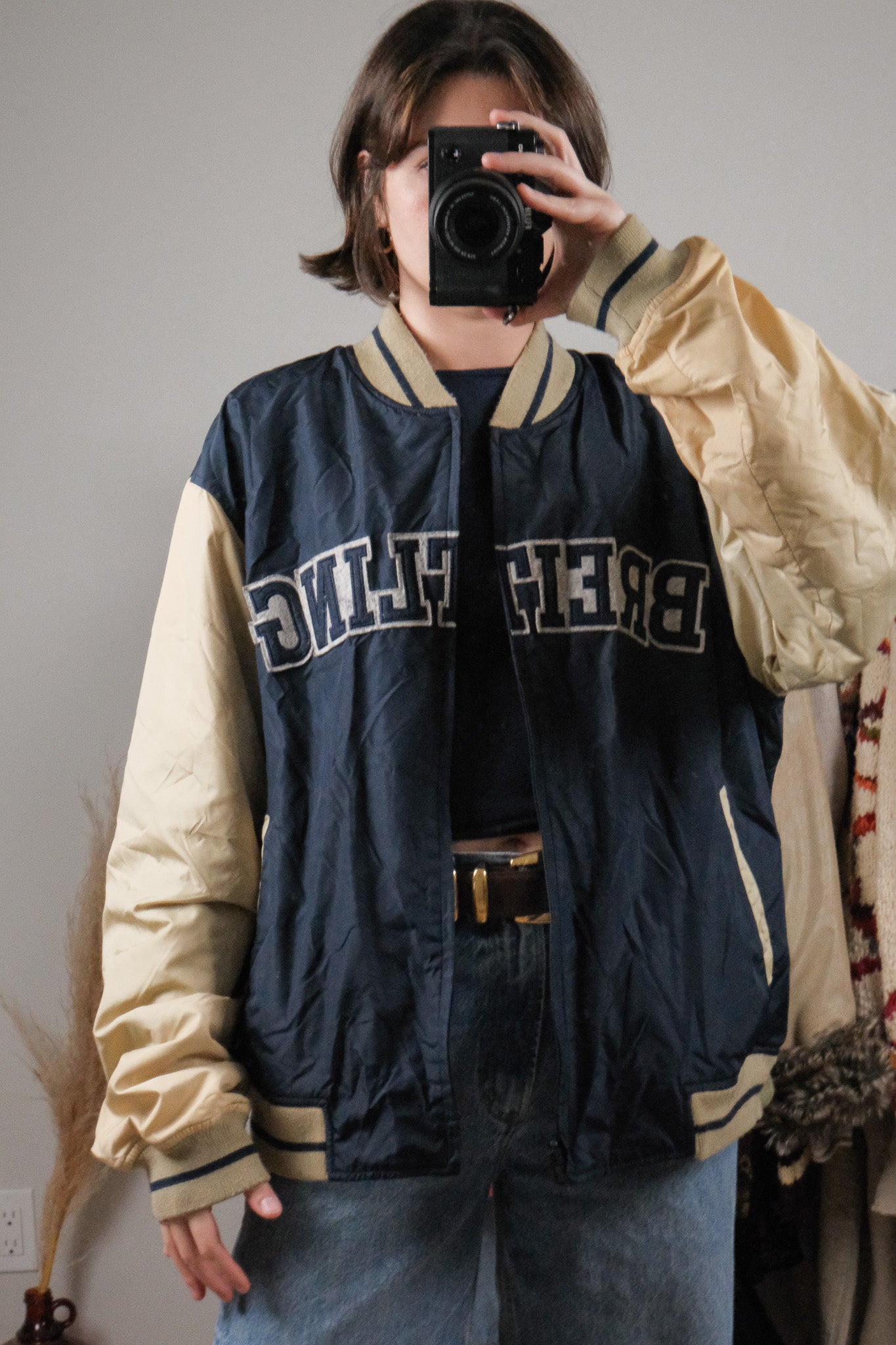 Breitling x Reversible Varsity Zip Up Jacket (L)