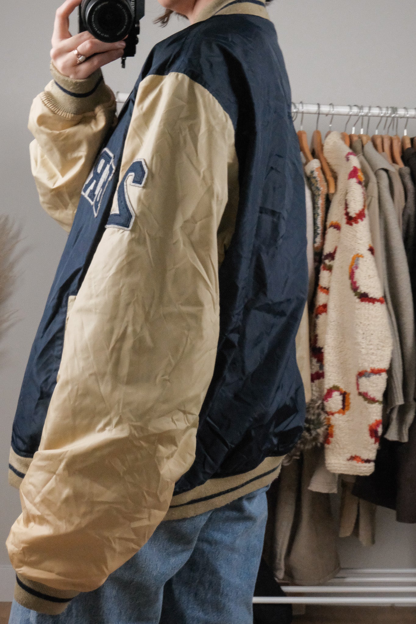 Breitling x Reversible Varsity Zip Up Jacket (L)