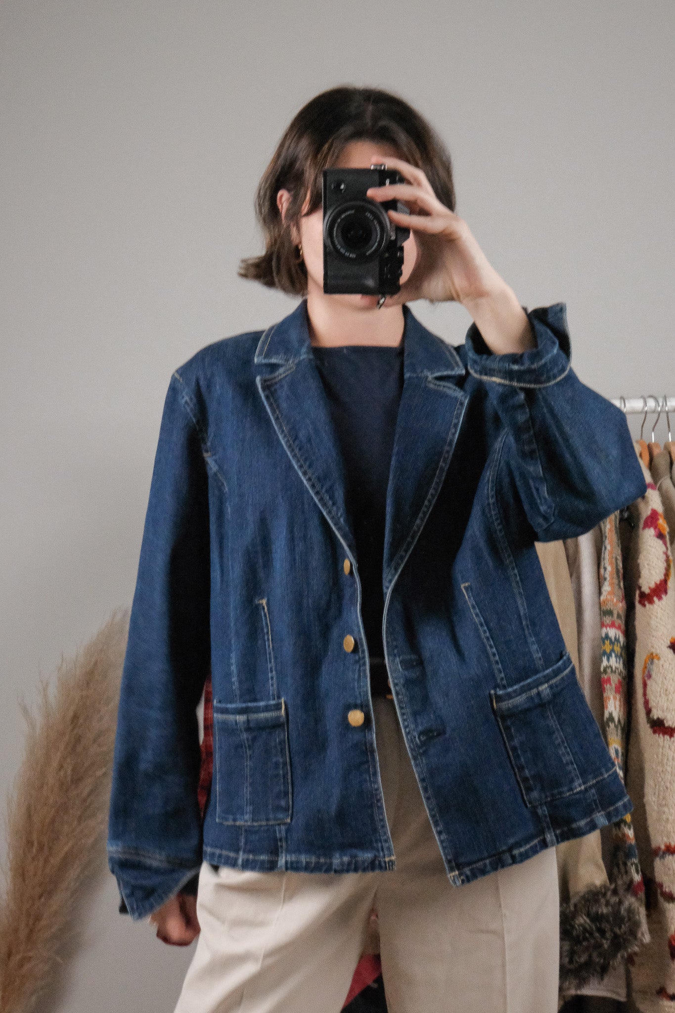 Vintage x Denim Blazer (L/XL)