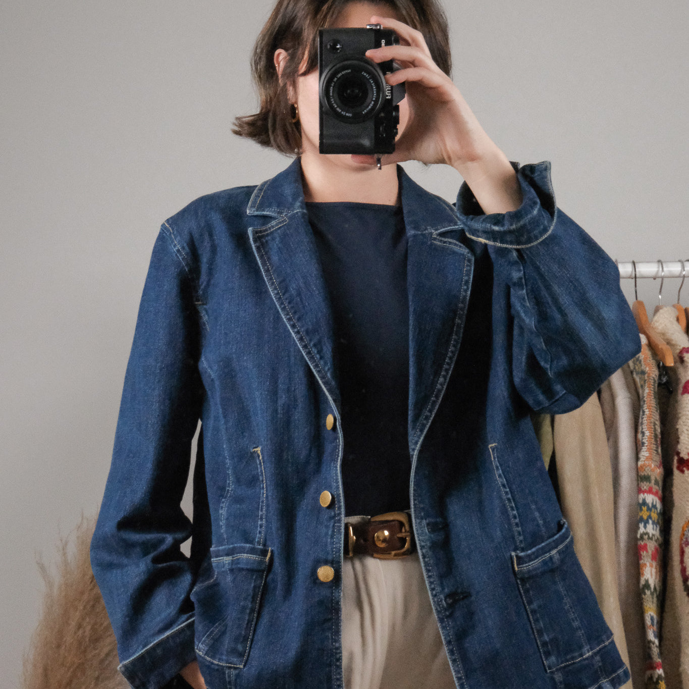 Vintage x Denim Blazer (L/XL)