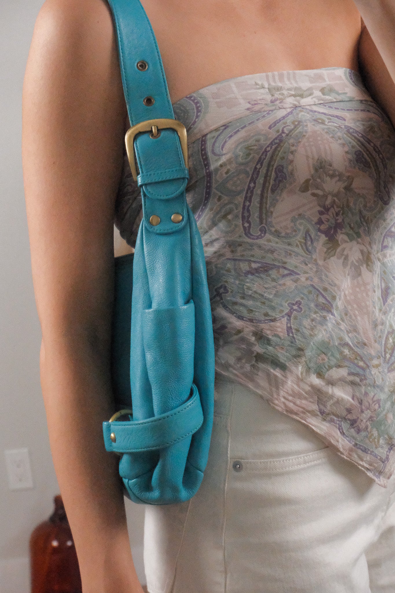 Vintage x Faux Leather Purse