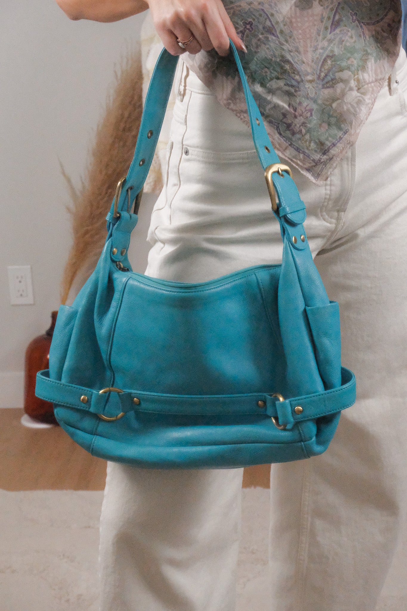 Vintage x Faux Leather Purse