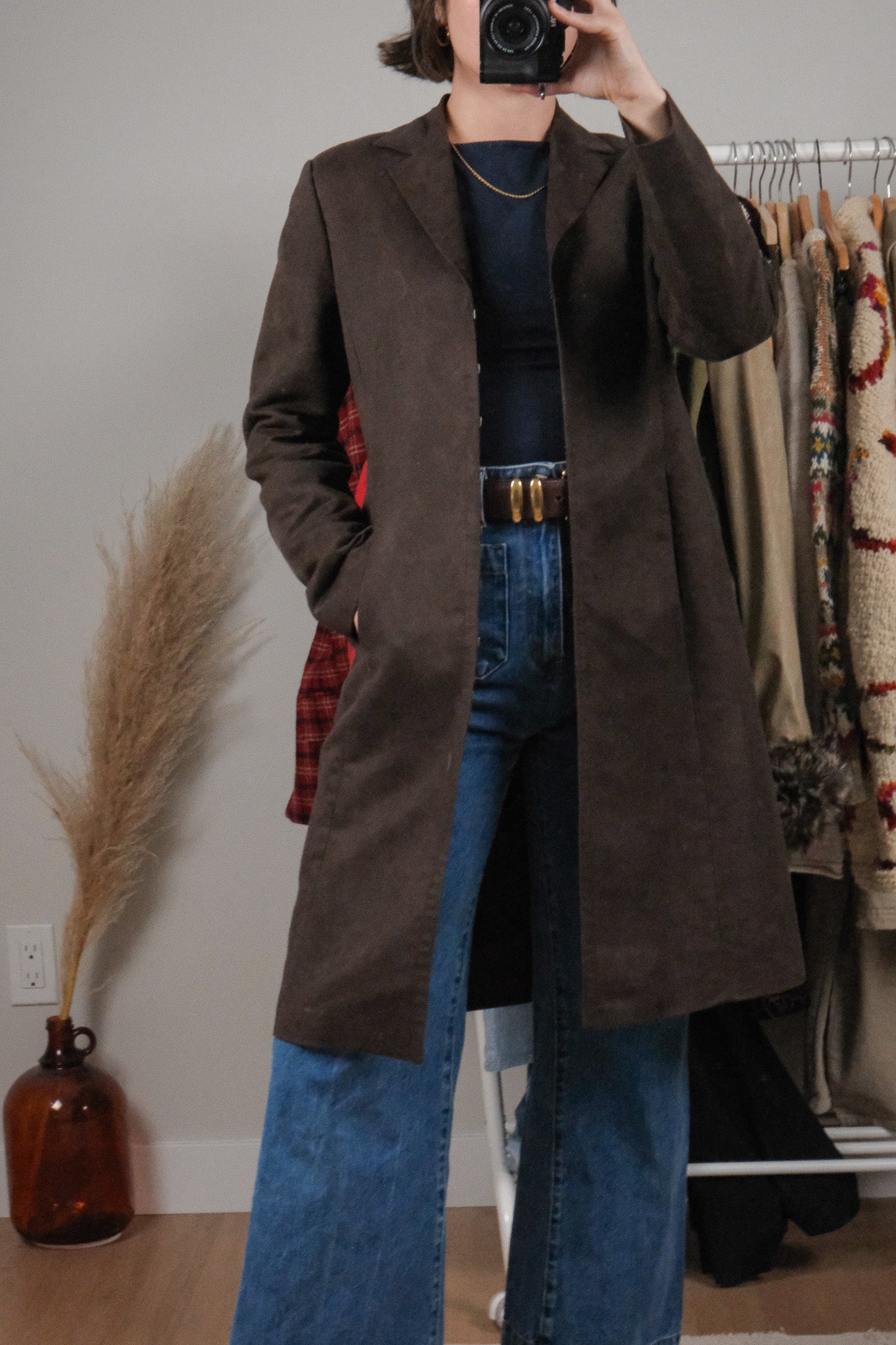 Vintage x Clasp Faux Suede Jacket (XS-S)