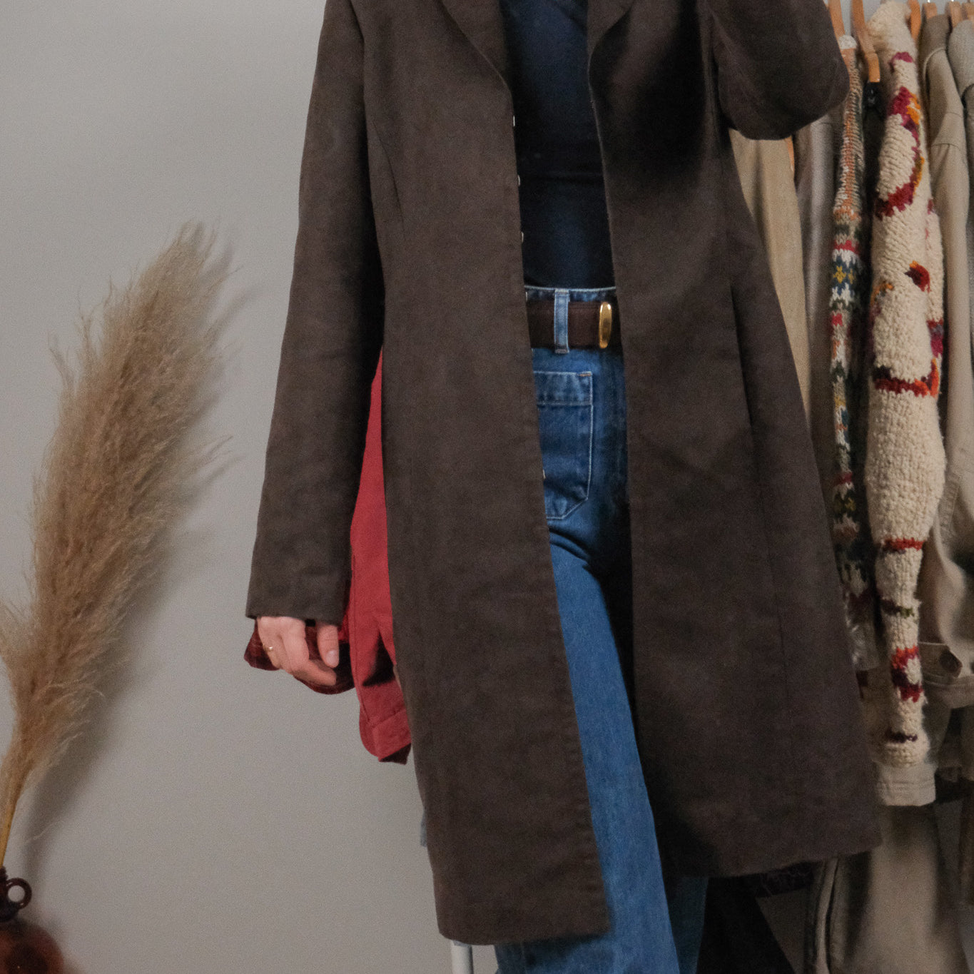 Vintage x Clasp Faux Suede Jacket (XS-S)