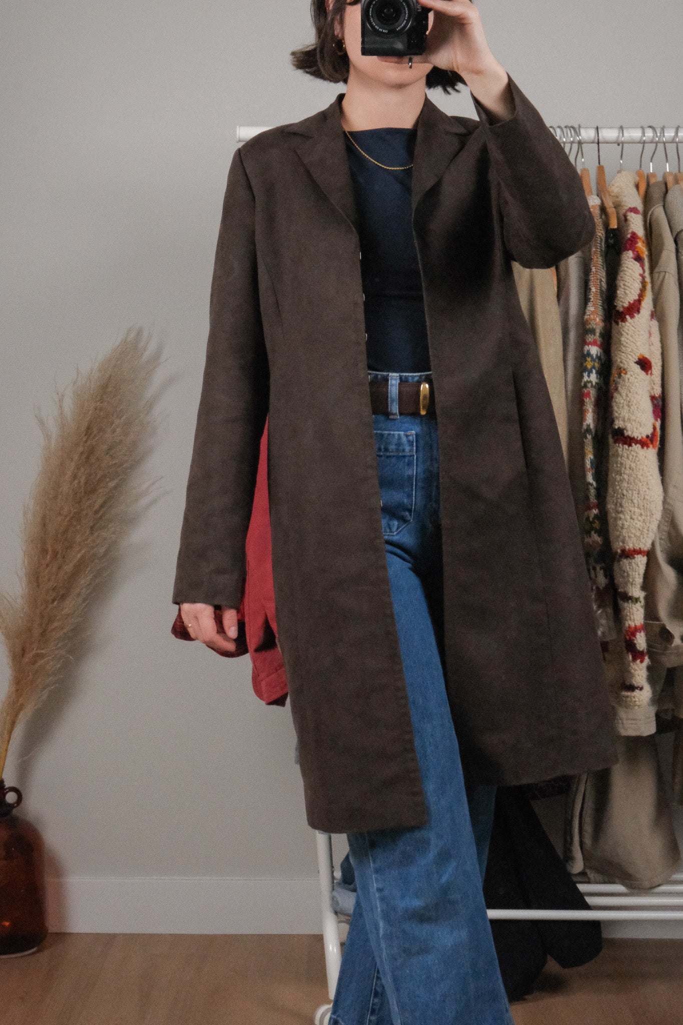 Vintage x Clasp Faux Suede Jacket (XS-S)