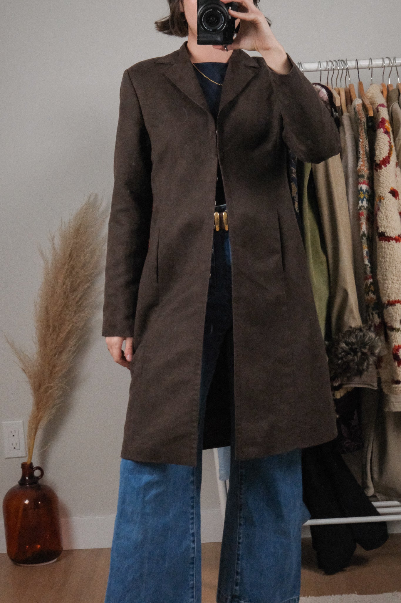 Vintage x Clasp Faux Suede Jacket (XS-S)