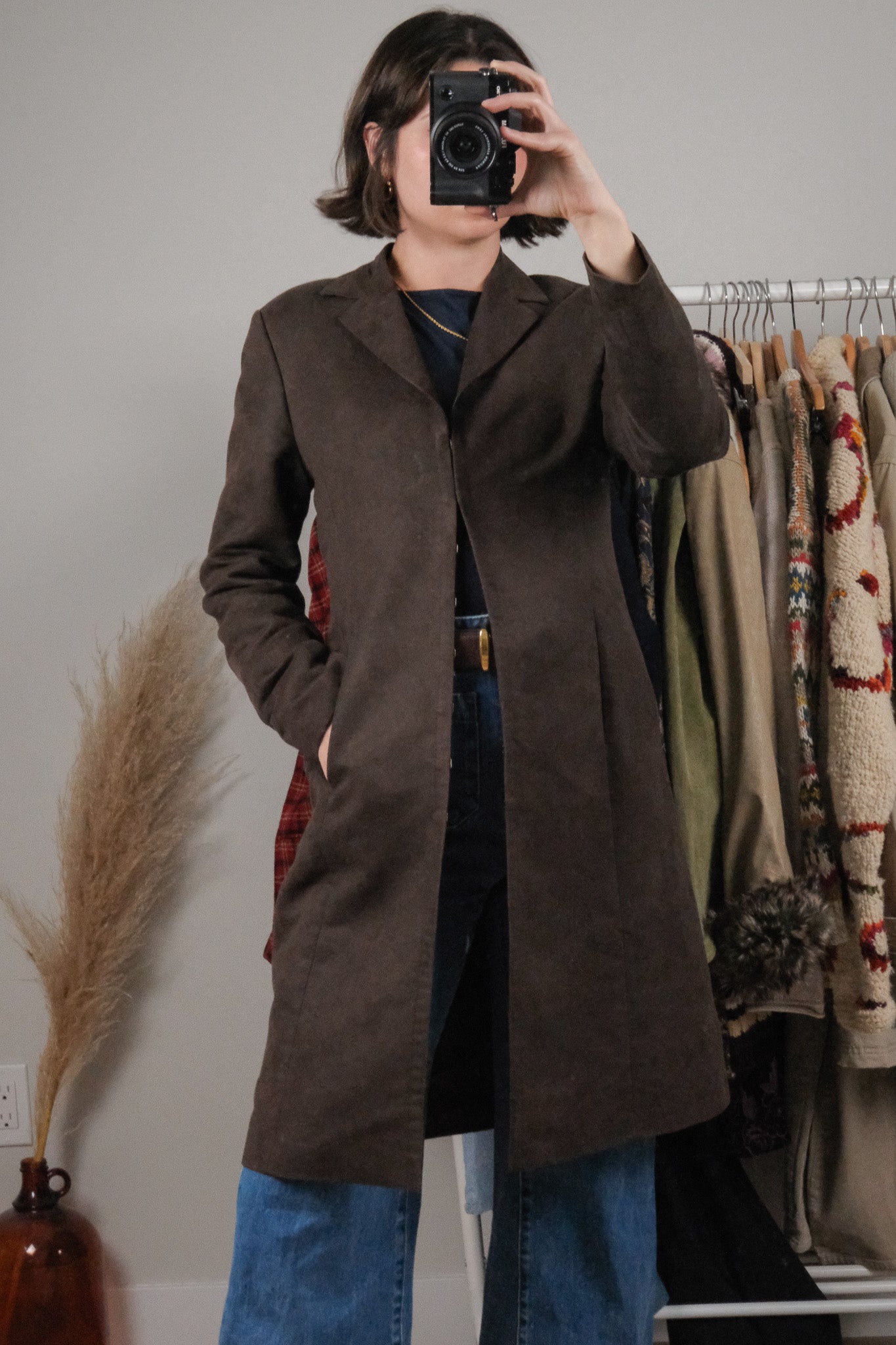 Vintage x Clasp Faux Suede Jacket (XS-S)