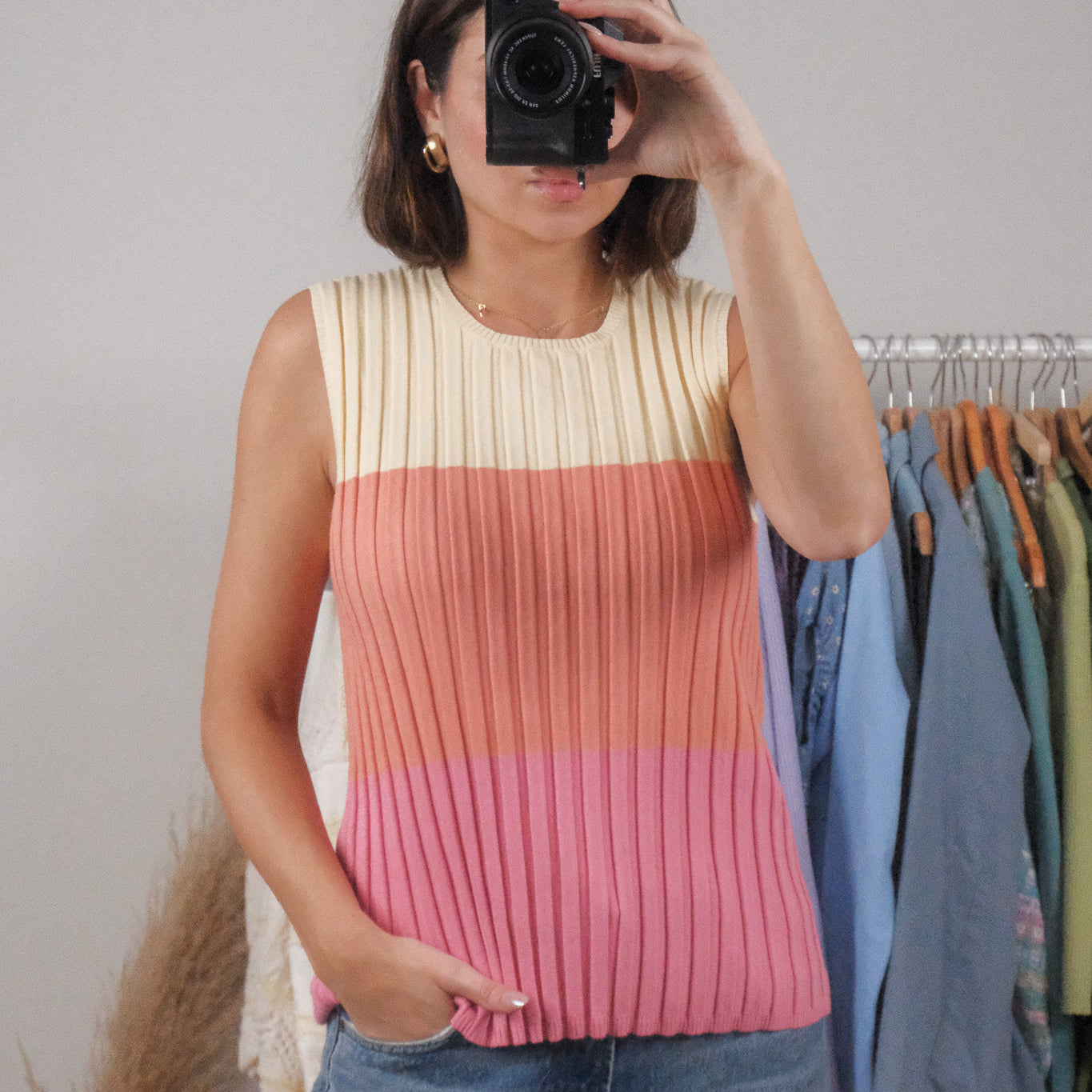 Deadstock x Vintage x Multicolour Tank (L)