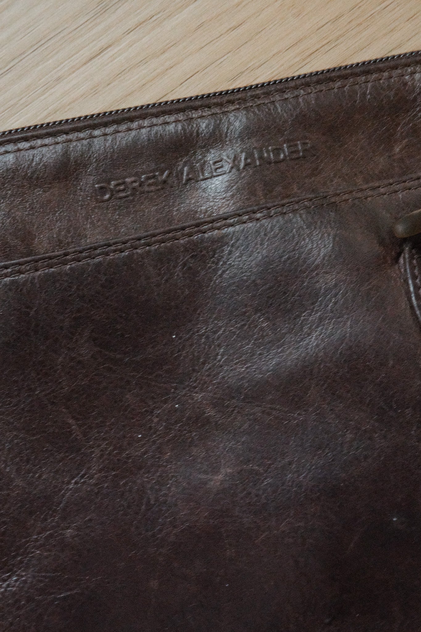 Vintage x Derek Alexander Leather Cross Body Purse