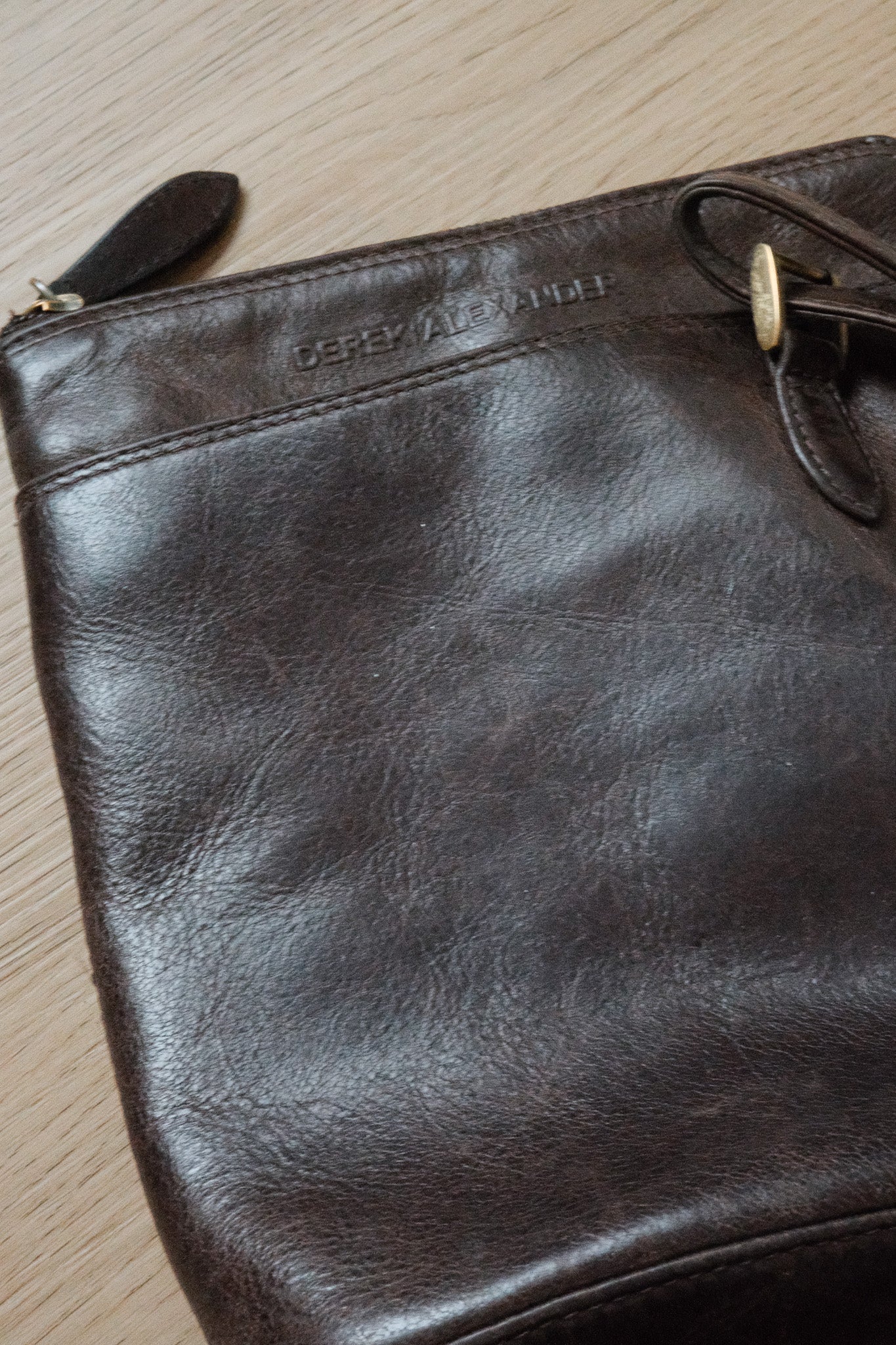 Vintage x Derek Alexander Leather Cross Body Purse