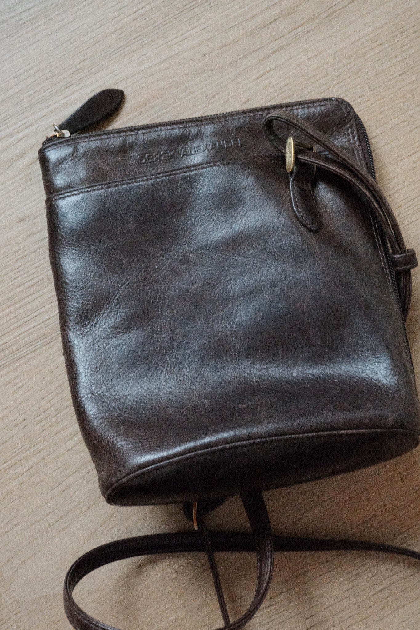 Vintage x Derek Alexander Leather Cross Body Purse