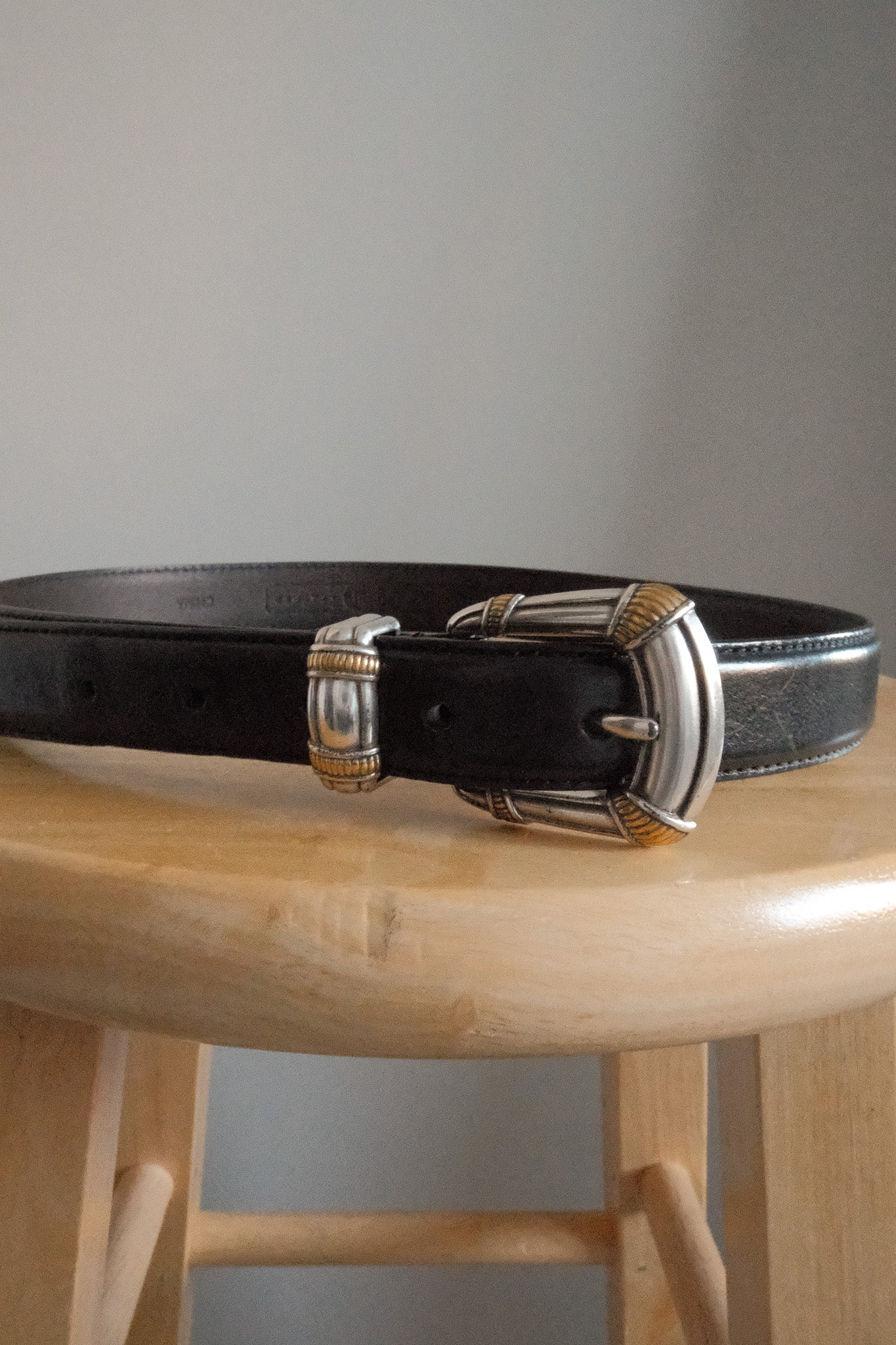 Vintage x Leather Belt (S)