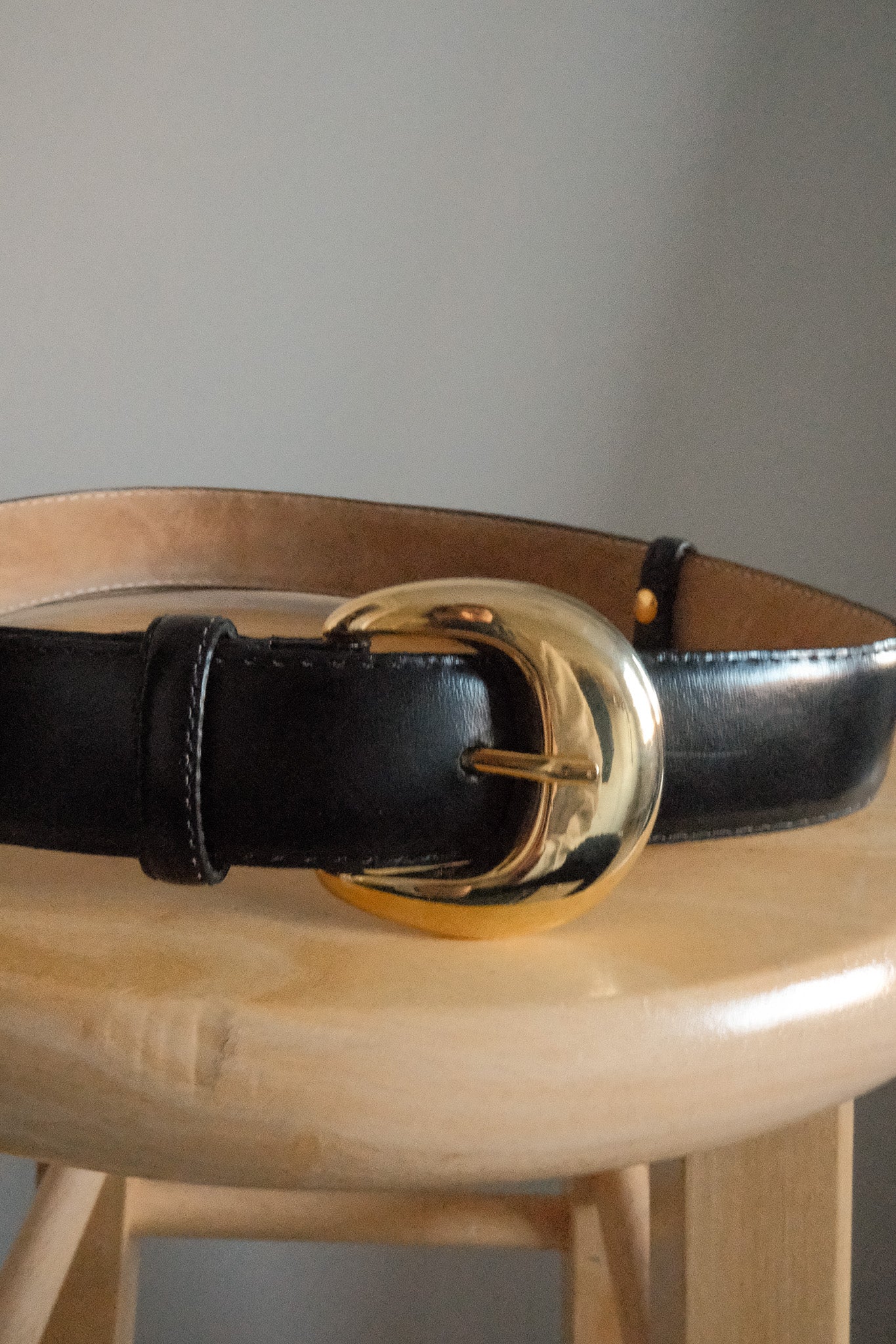 Vintage x Leather Adjustable Belt (M/L)