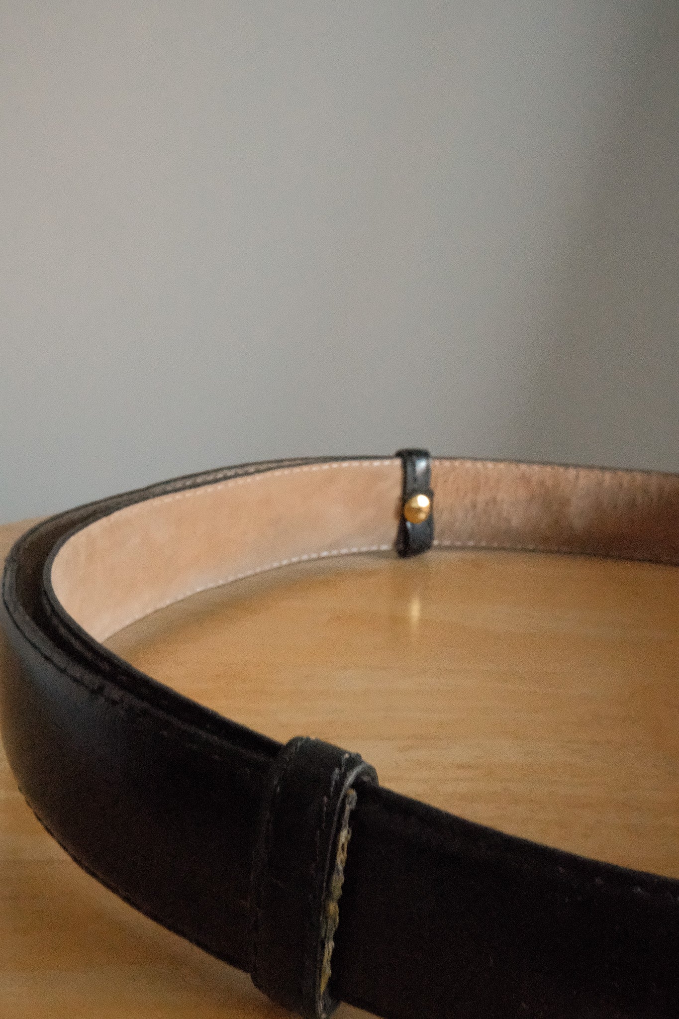 Vintage x Leather Adjustable Belt (M/L)