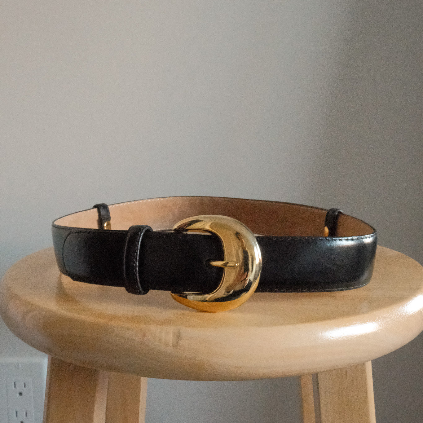 Vintage x Leather Adjustable Belt (M/L)
