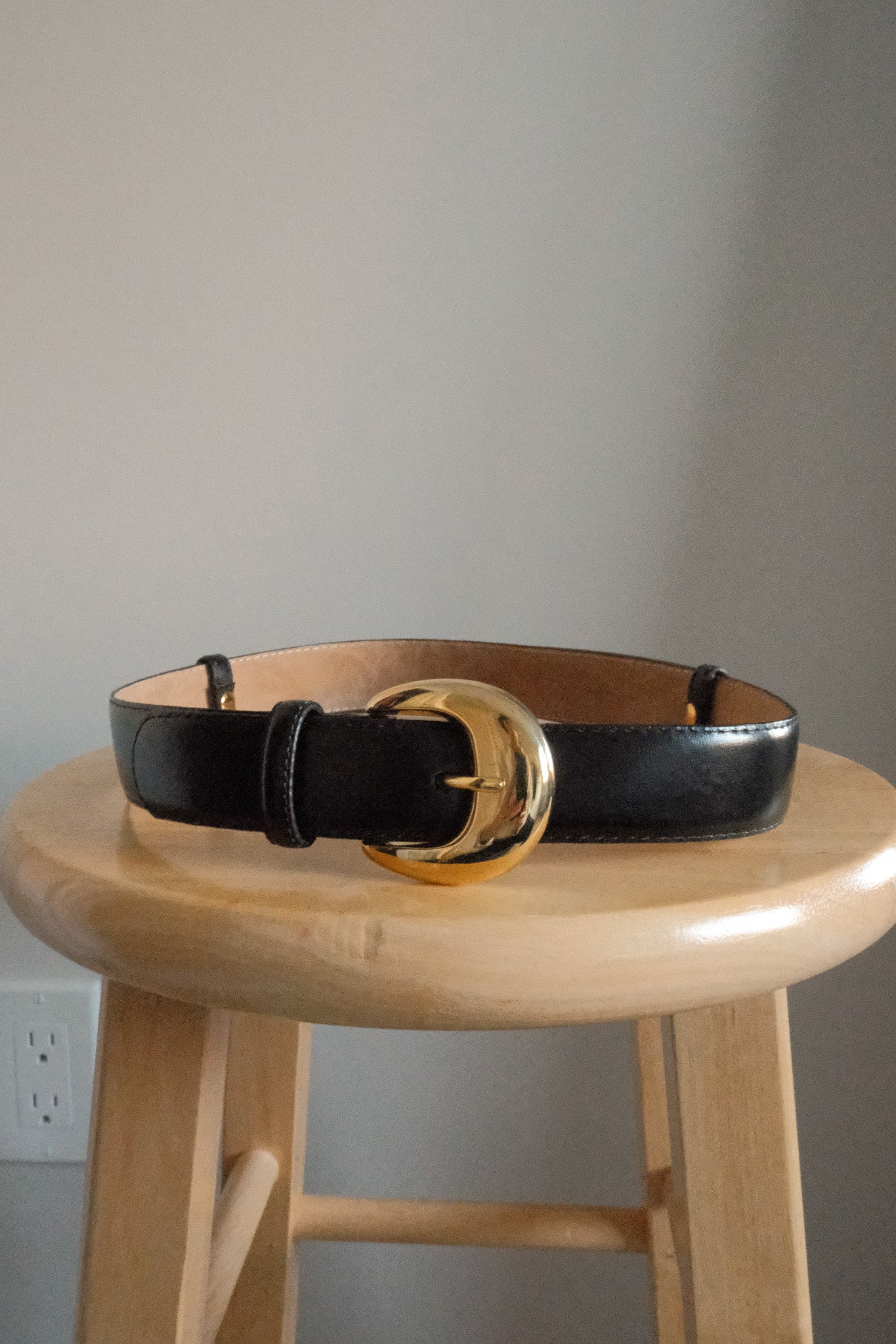 Vintage x Leather Adjustable Belt (M/L)
