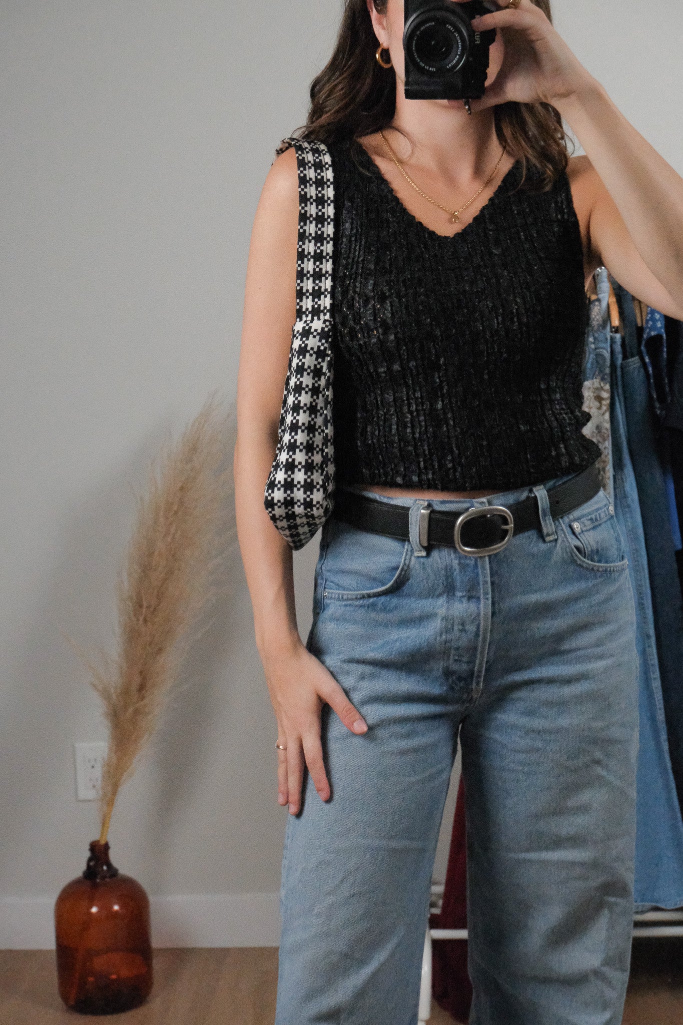 Baggu x Gingham Shoulder Bag