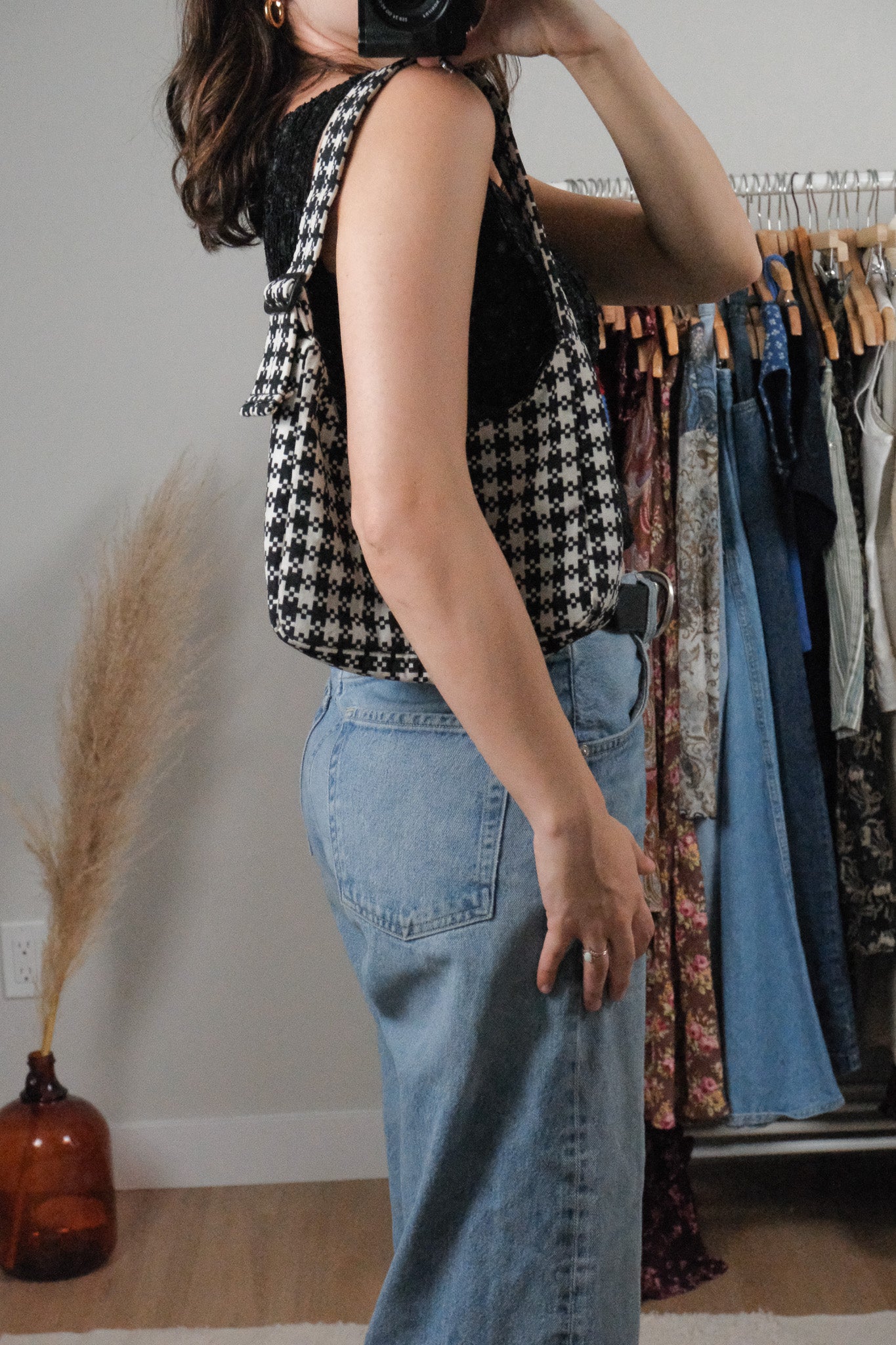 Baggu x Gingham Shoulder Bag