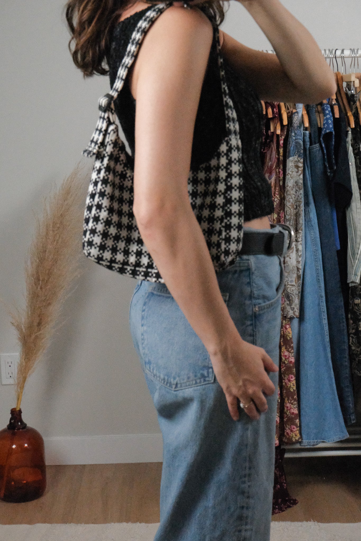 Baggu x Gingham Shoulder Bag