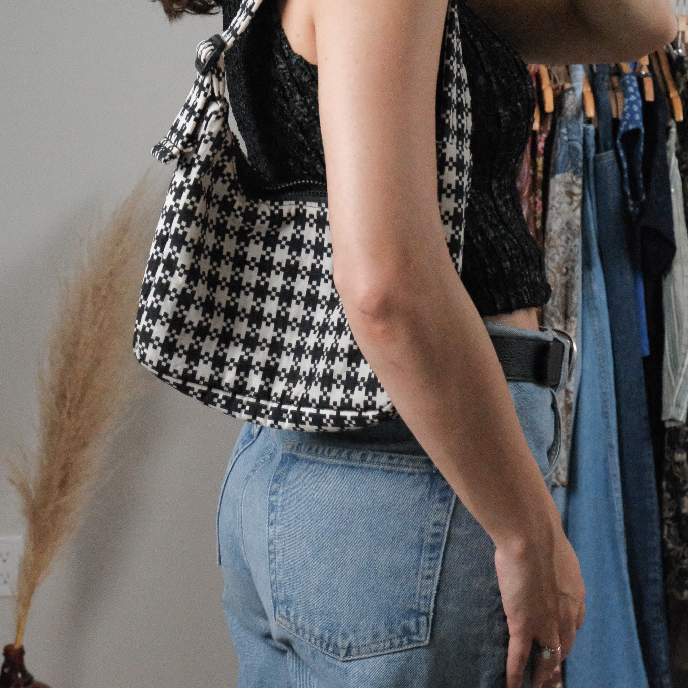 Baggu x Gingham Shoulder Bag