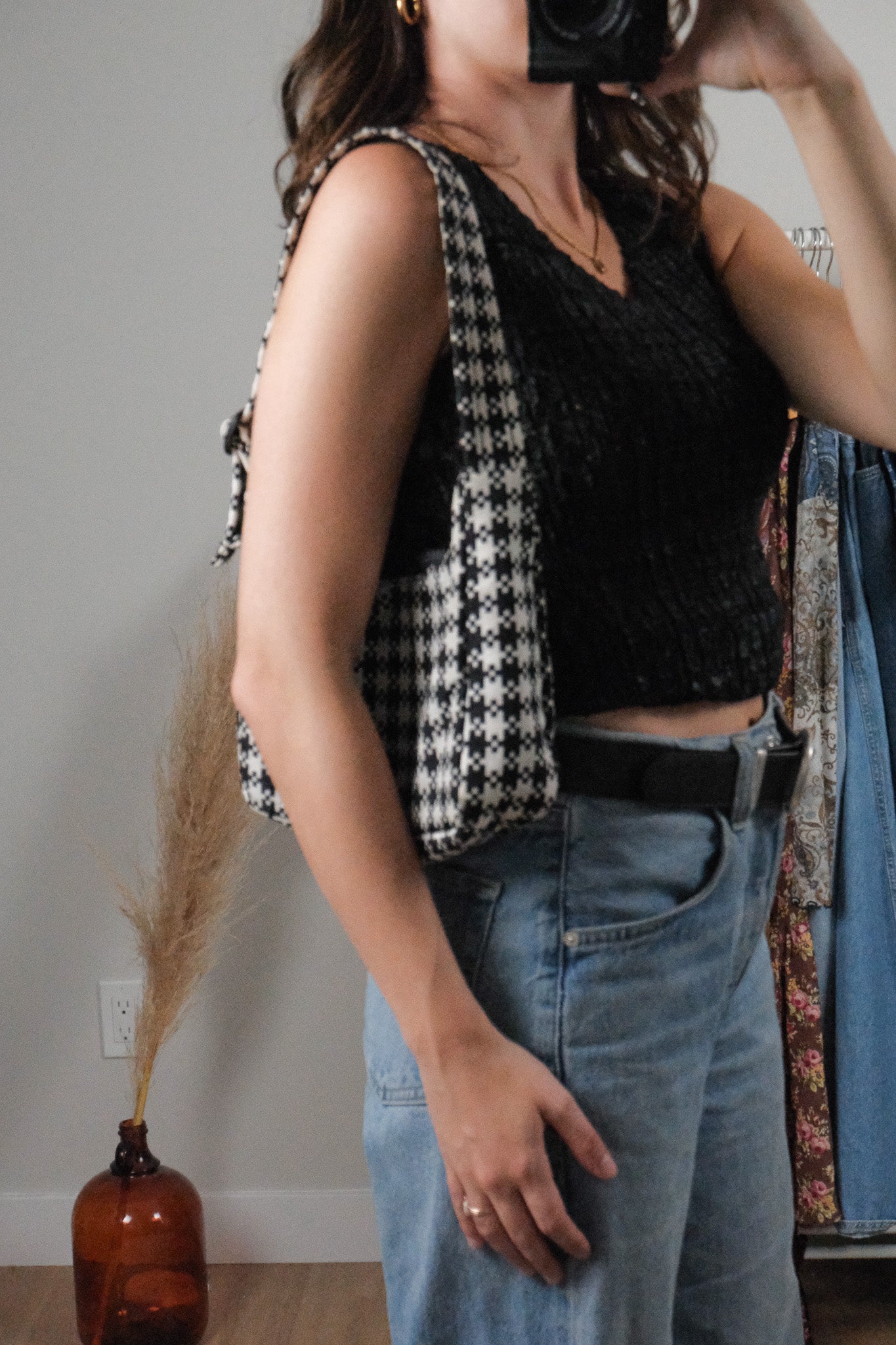 Baggu x Gingham Shoulder Bag
