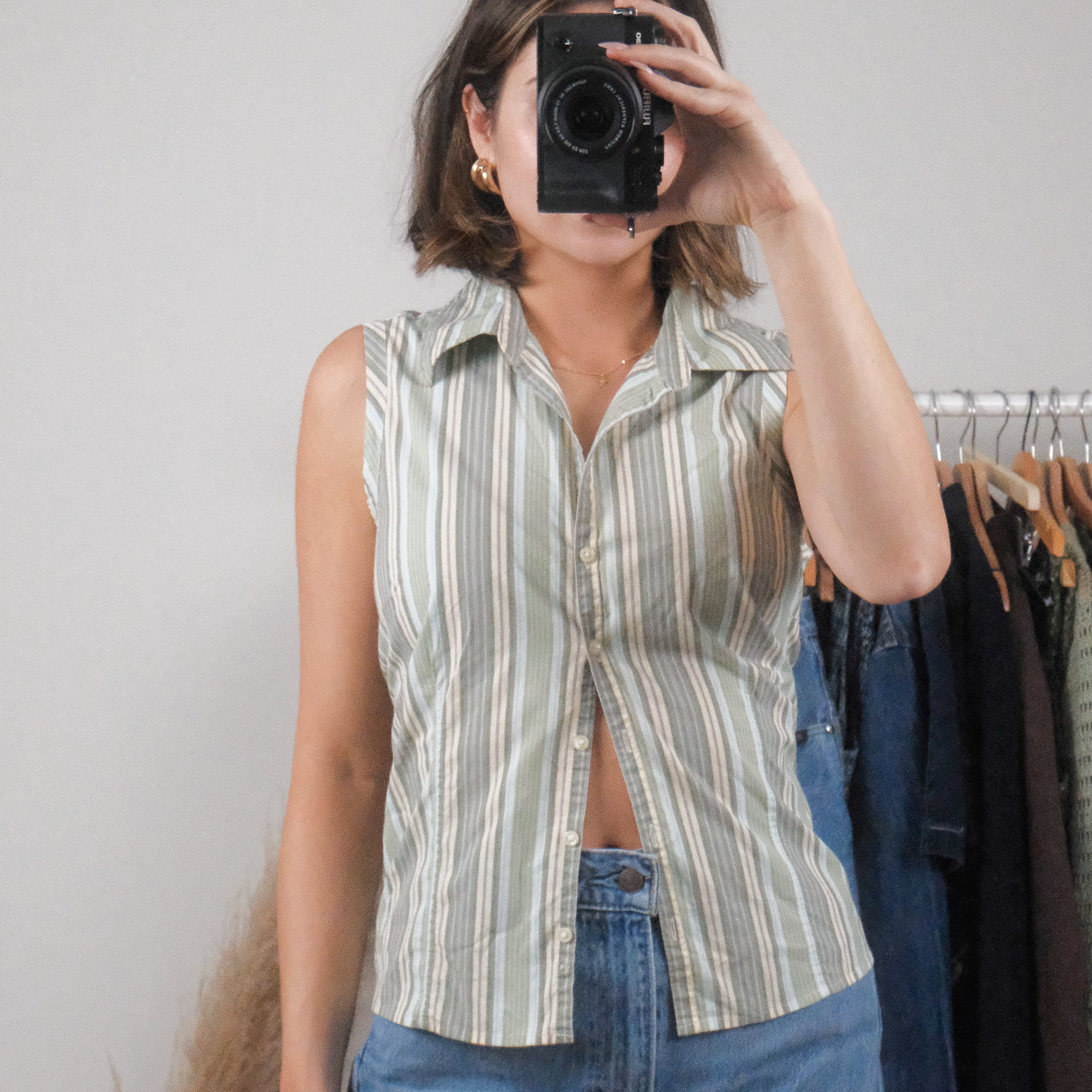 Vintage x Striped Tank (M)