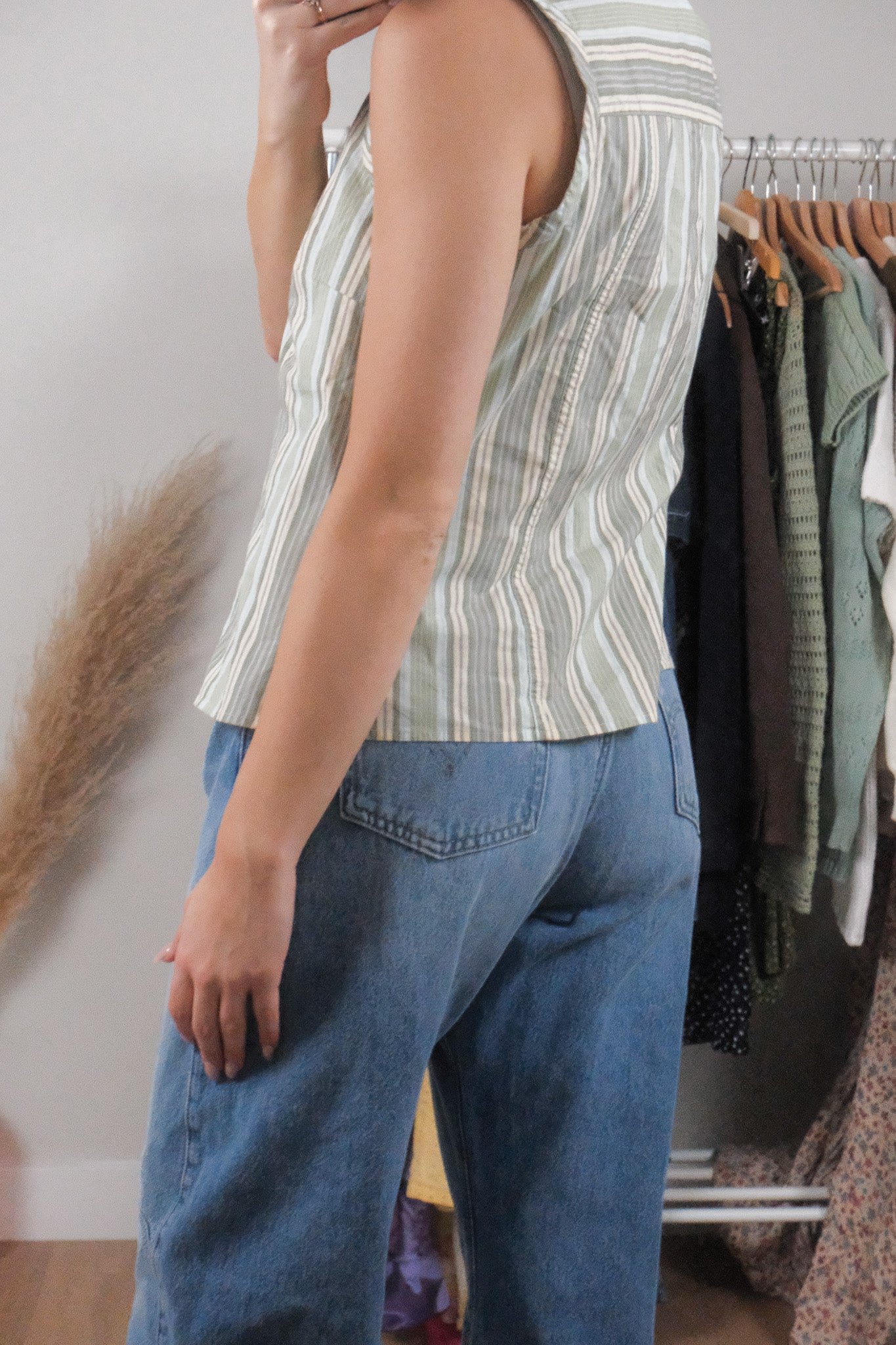 Vintage x Striped Tank (M)