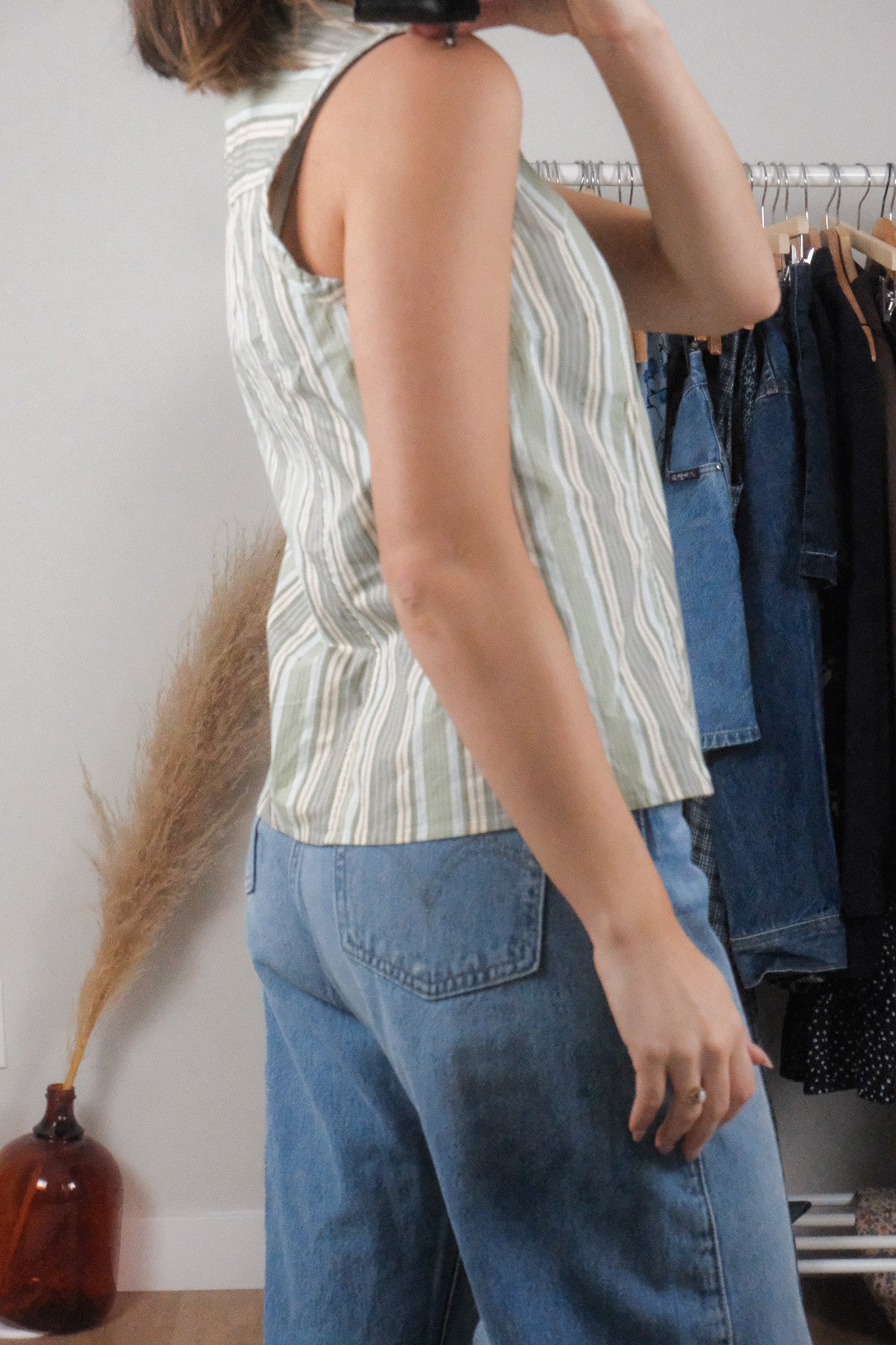 Vintage x Striped Tank (M)