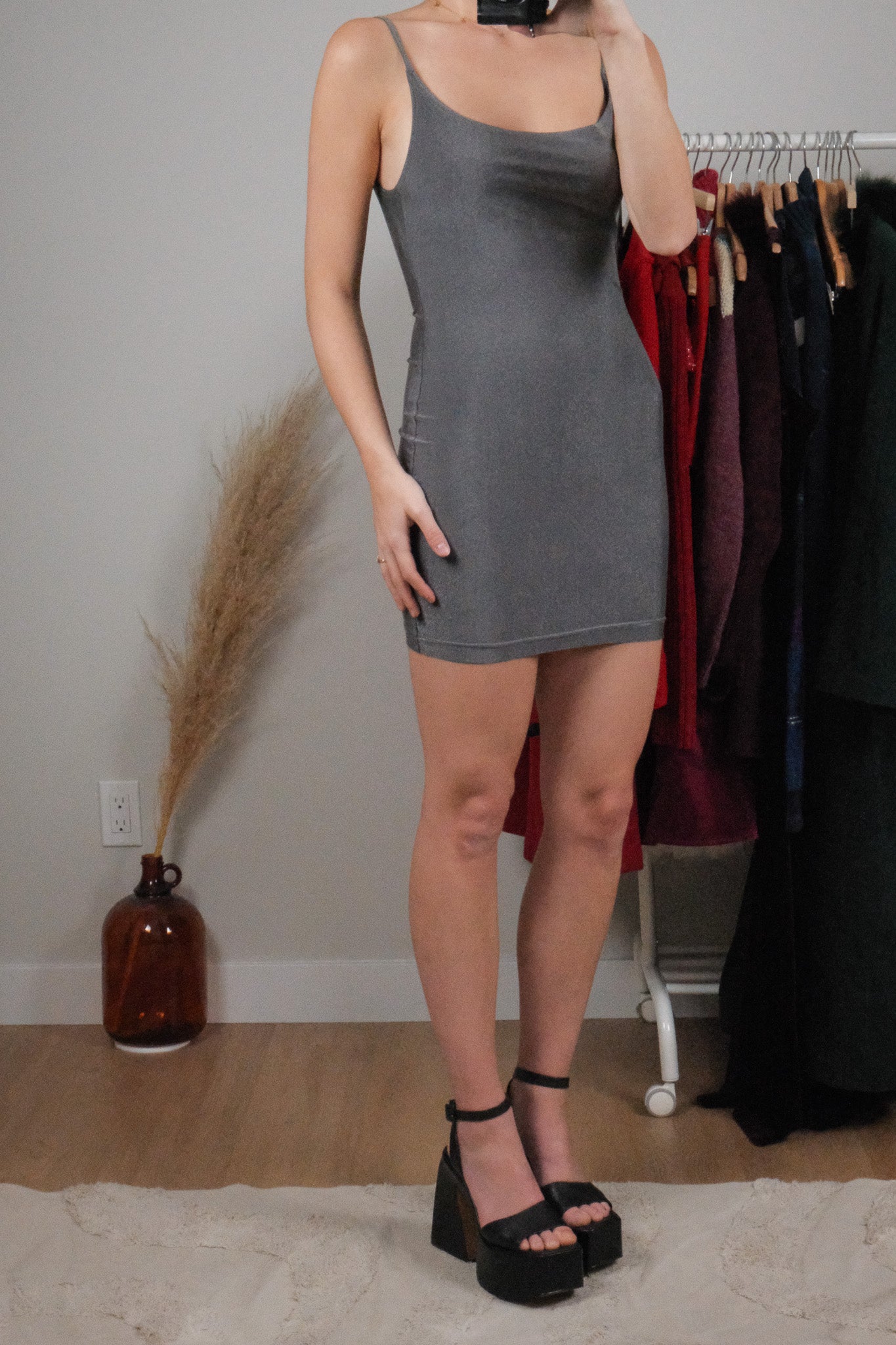 Made in USA x Vintage x Mini Dress (XS)