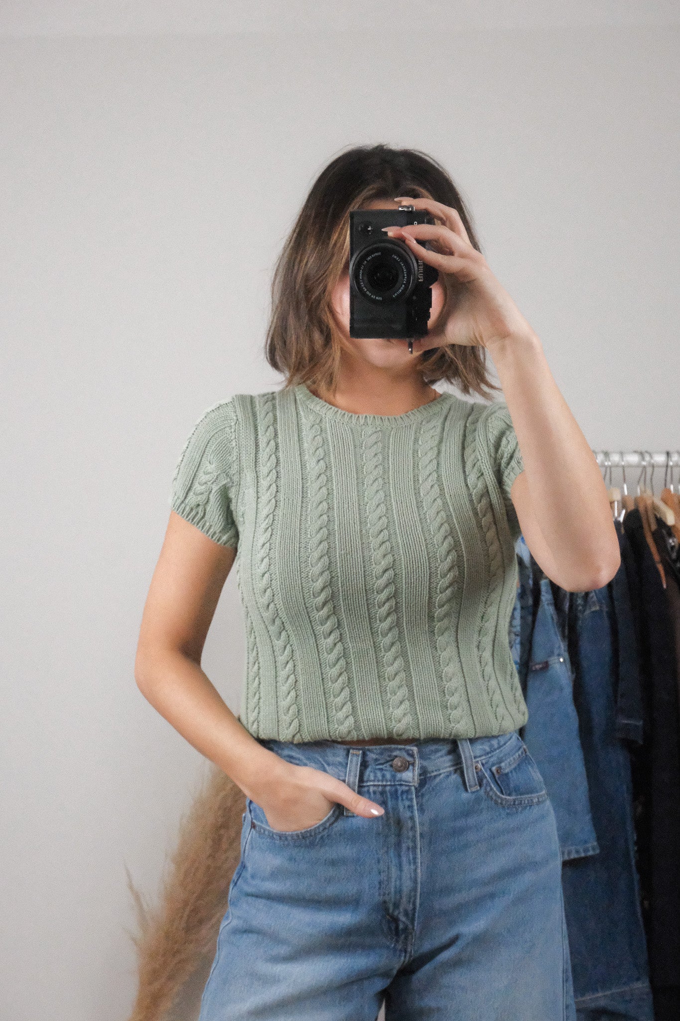 Made in Korea x Vintage x Gap x Cotton Textured Knit (XS/S)