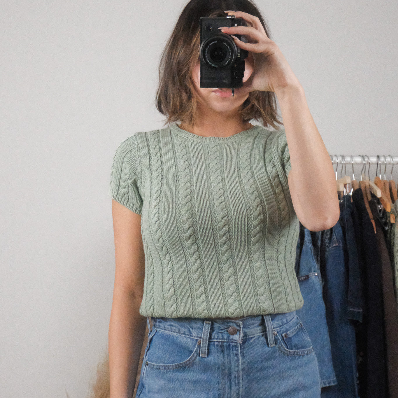 Made in Korea x Vintage x Gap x Cotton Textured Knit (XS/S)