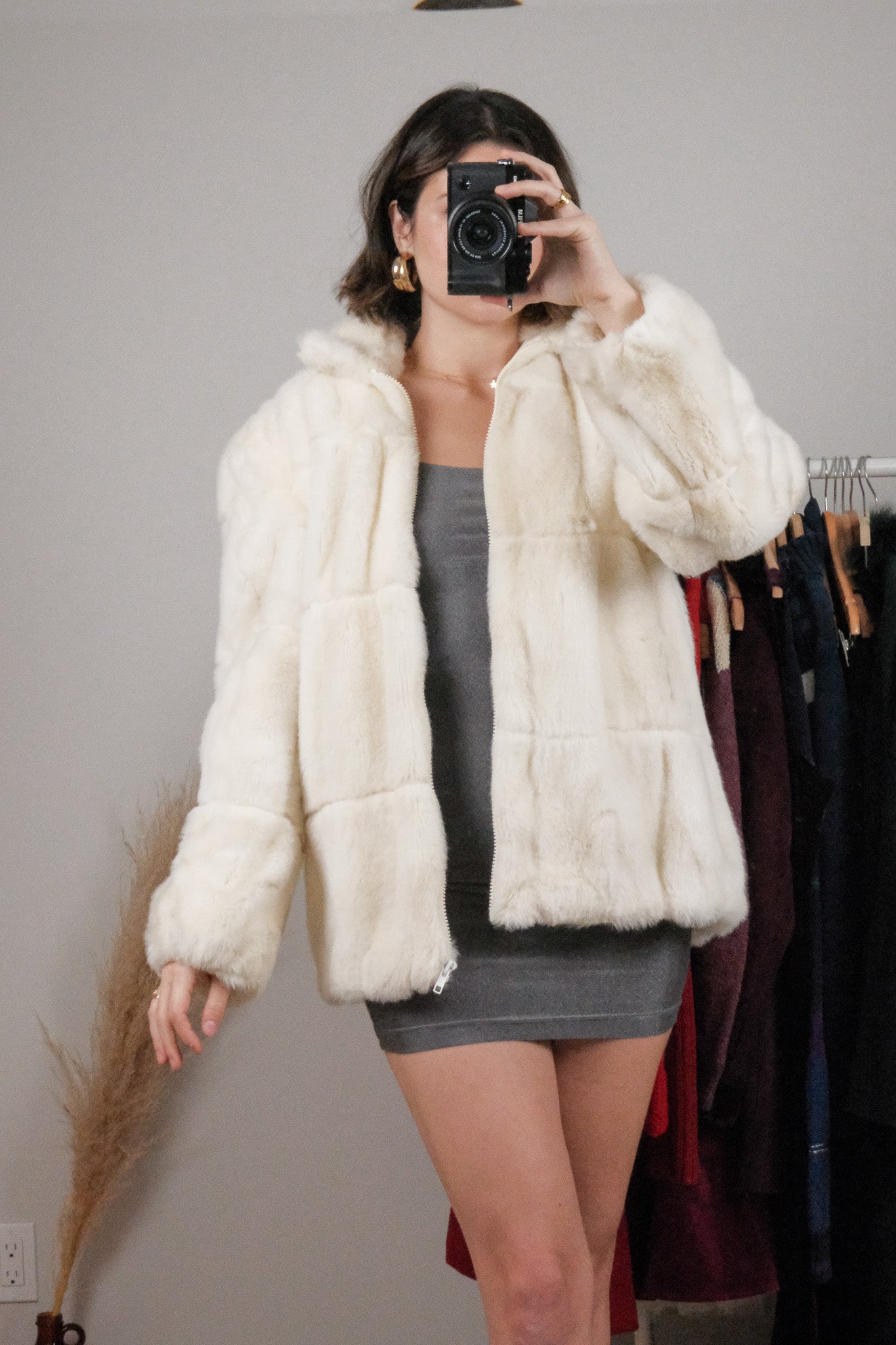 Made in Canada x Vintage x Faux Fur Coat (M/L)