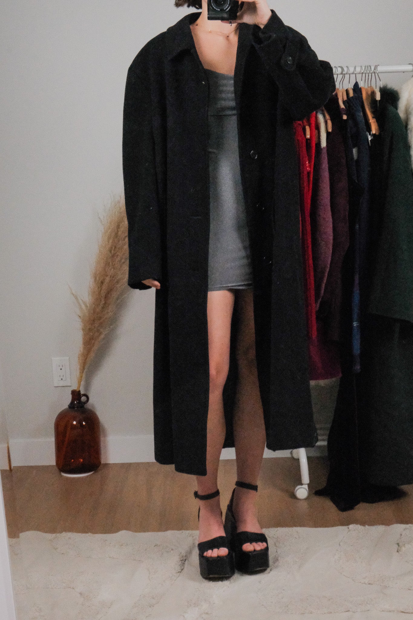 Made in Italy x Vintage x Mani by Giorgio Armani Wool Coat (M/L)