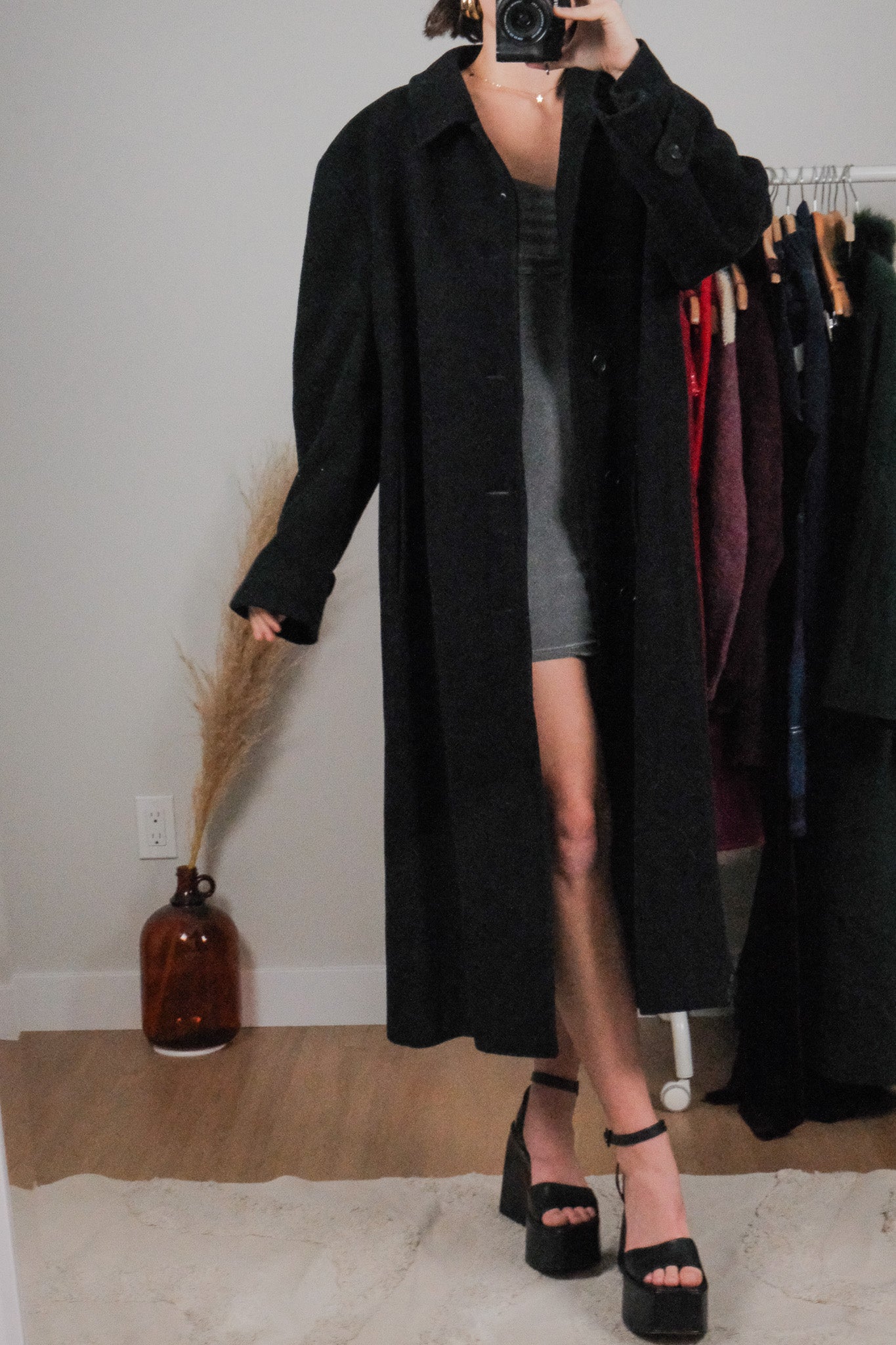 Made in Italy x Vintage x Mani by Giorgio Armani Wool Coat (M/L)