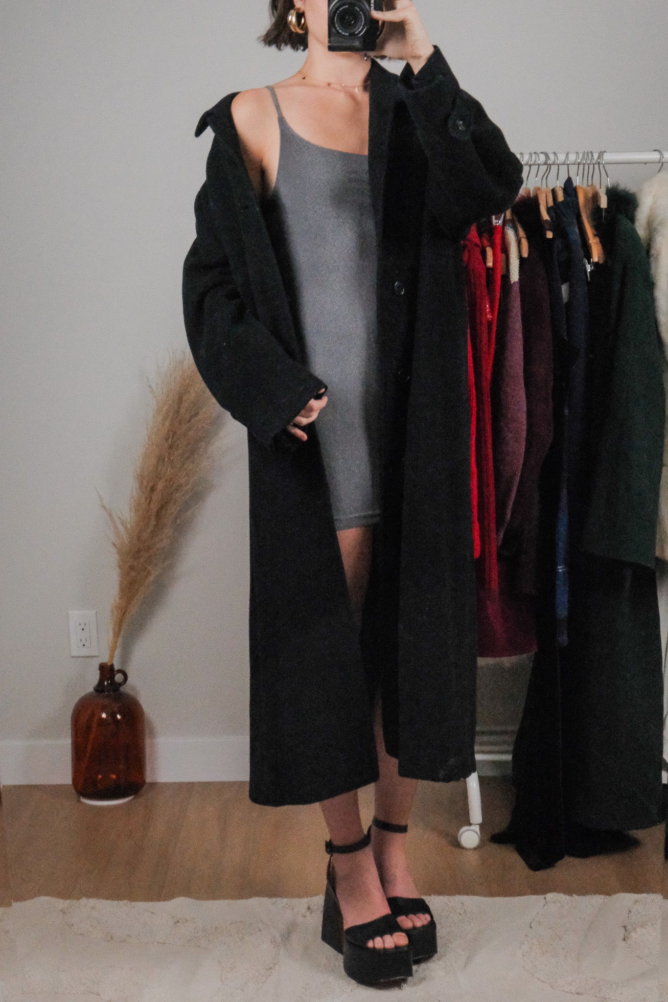 Made in Italy x Vintage x Mani by Giorgio Armani Wool Coat (M/L)