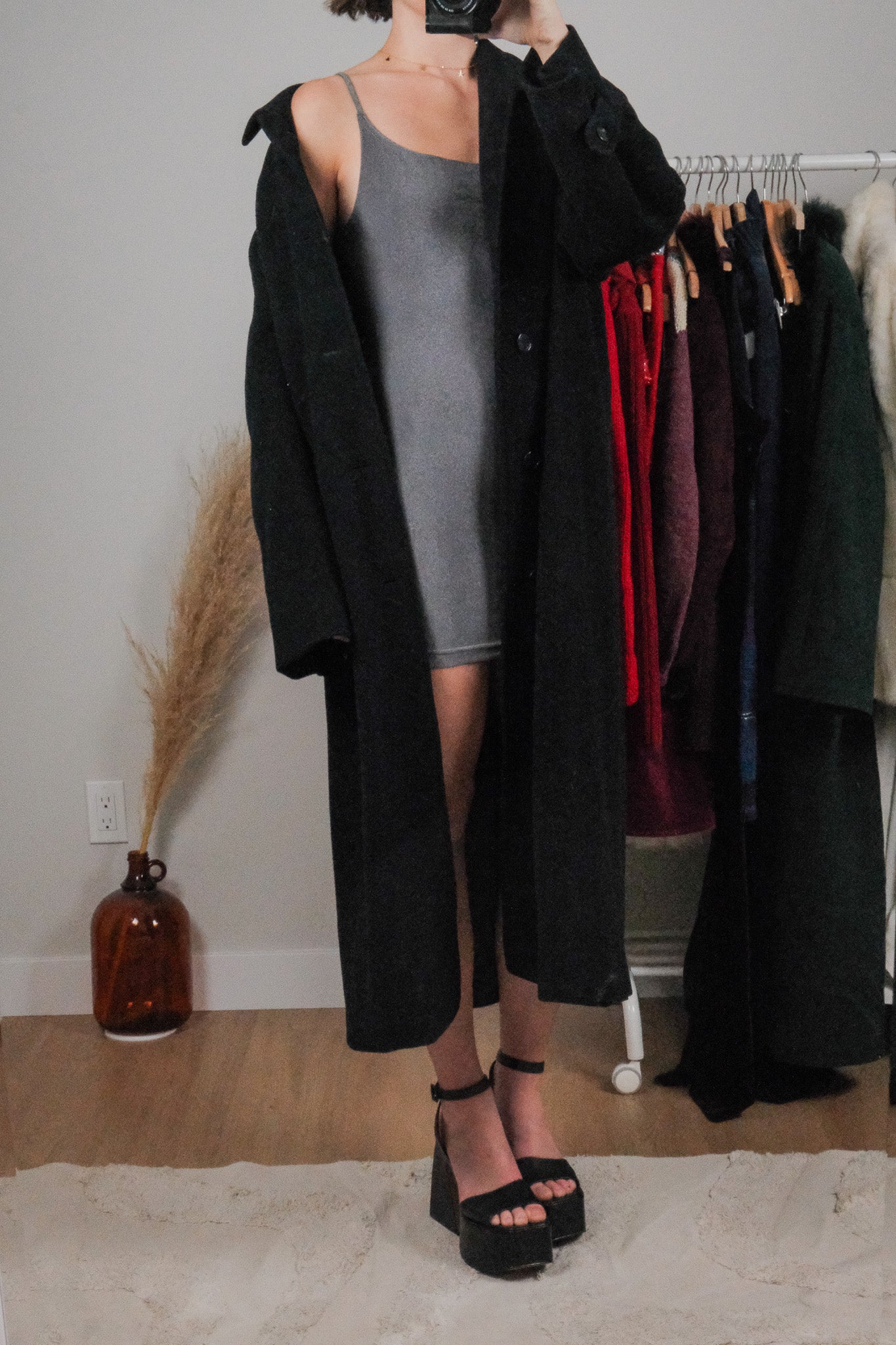 Made in Italy x Vintage x Mani by Giorgio Armani Wool Coat (M/L)