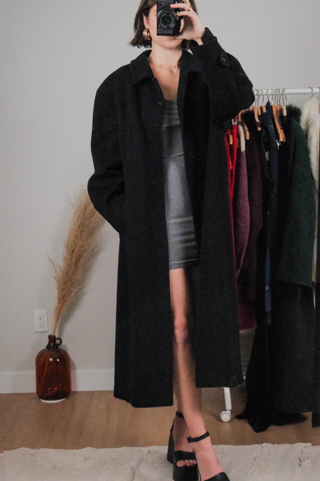 Made in Italy x Vintage x Mani by Giorgio Armani Wool Coat (M/L)