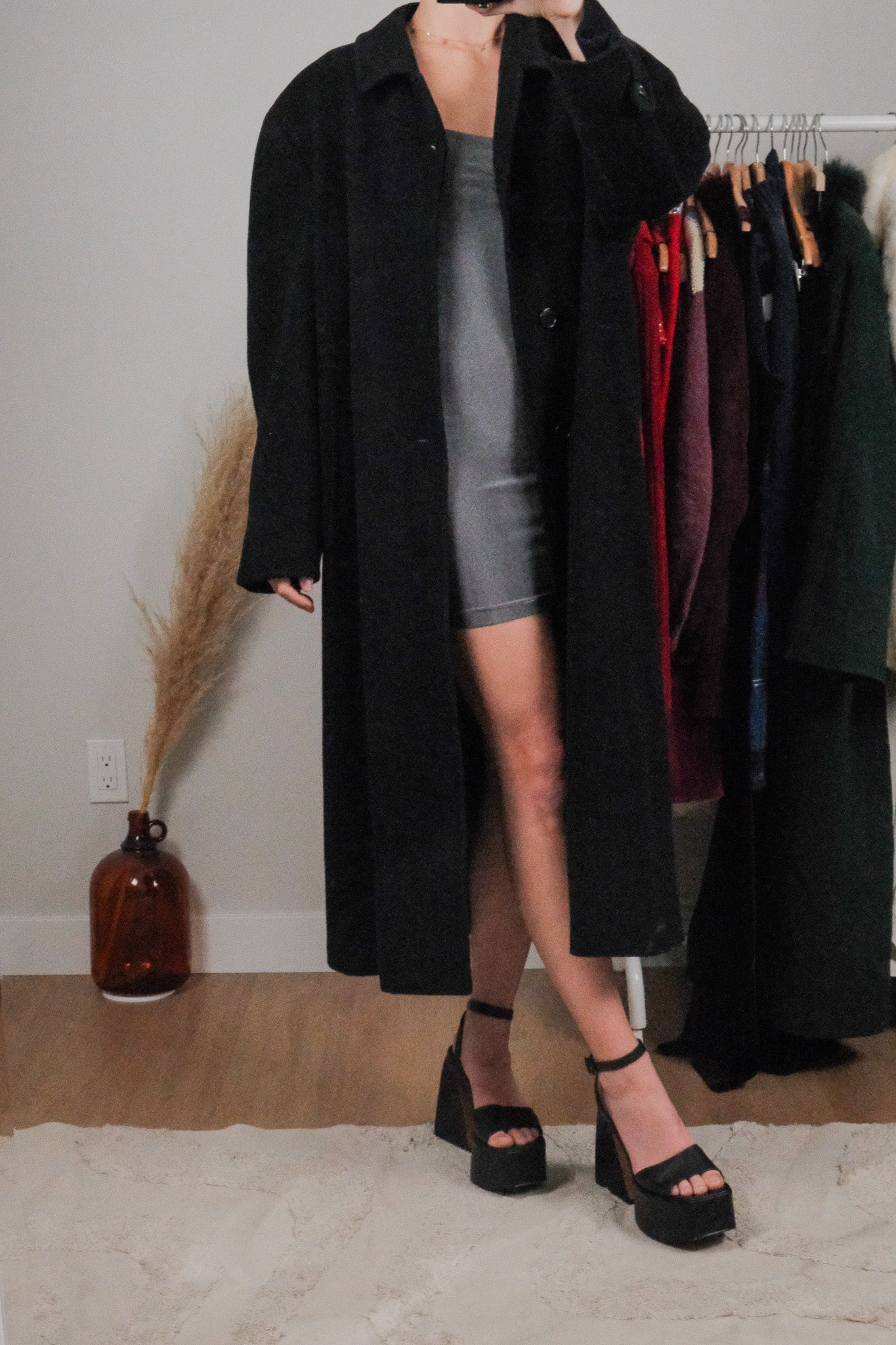 Made in Italy x Vintage x Mani by Giorgio Armani Wool Coat (M/L)