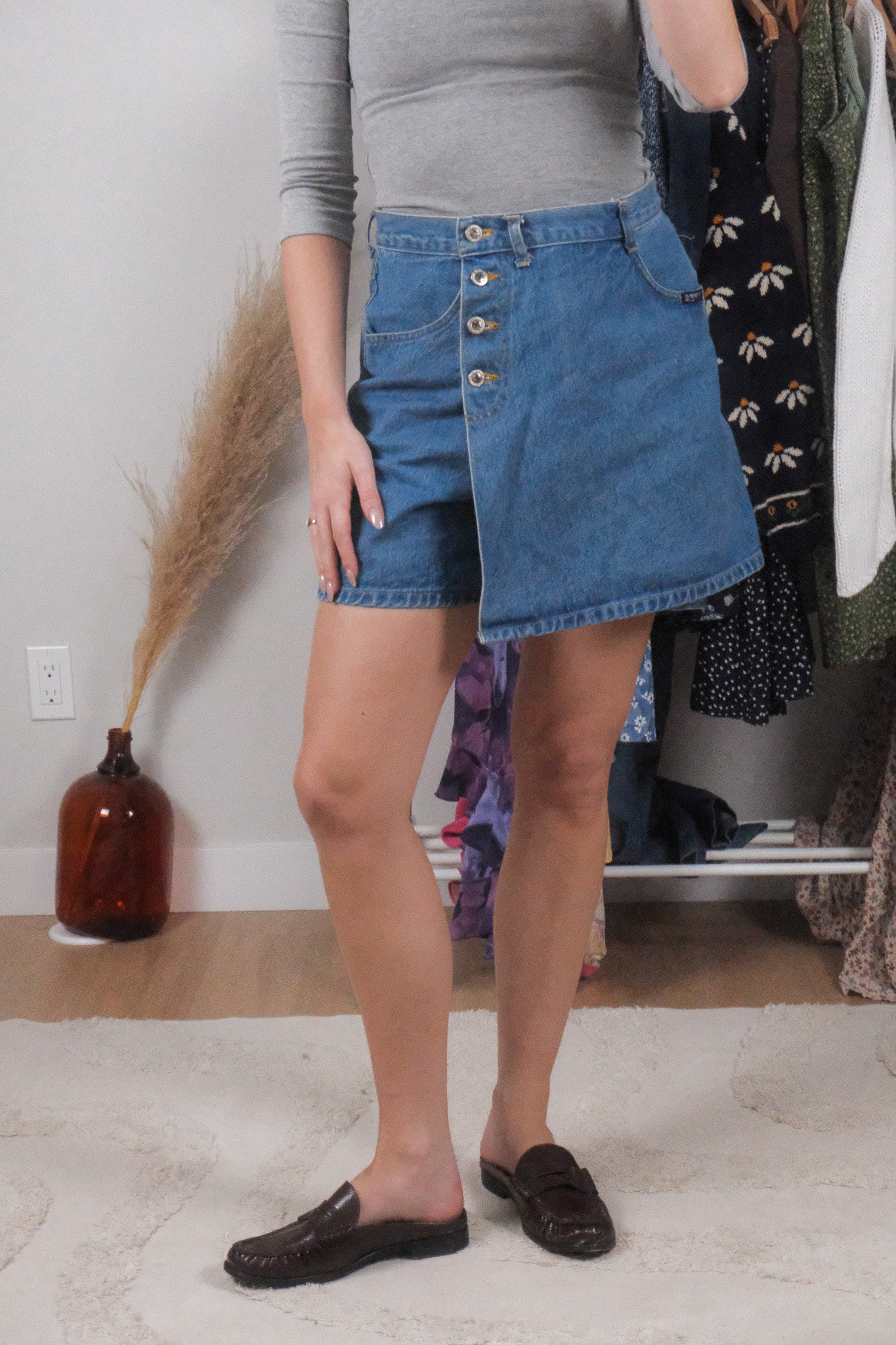 Vintage x Denim Skort (6/8)