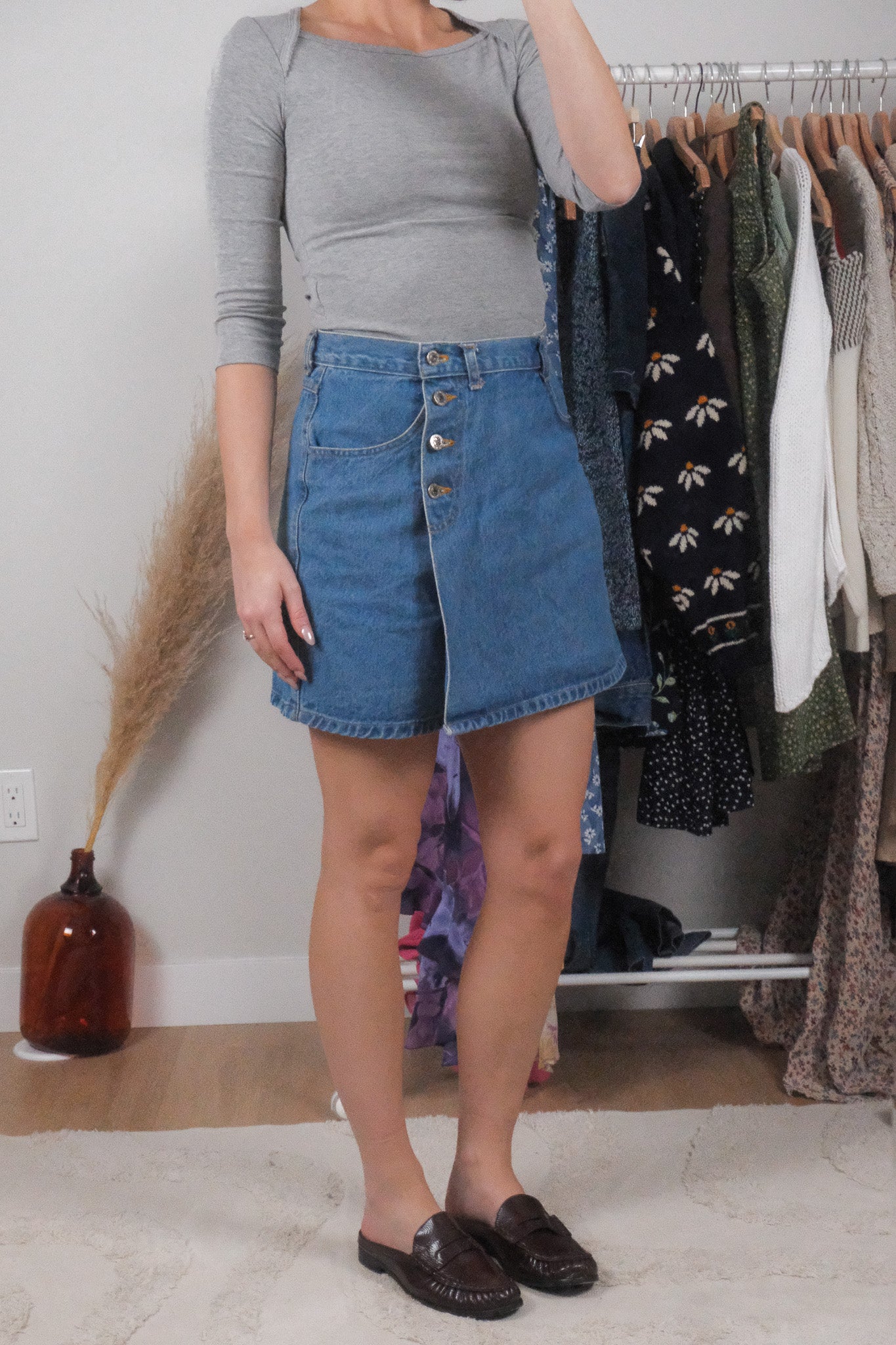 Vintage x Denim Skort (6/8)