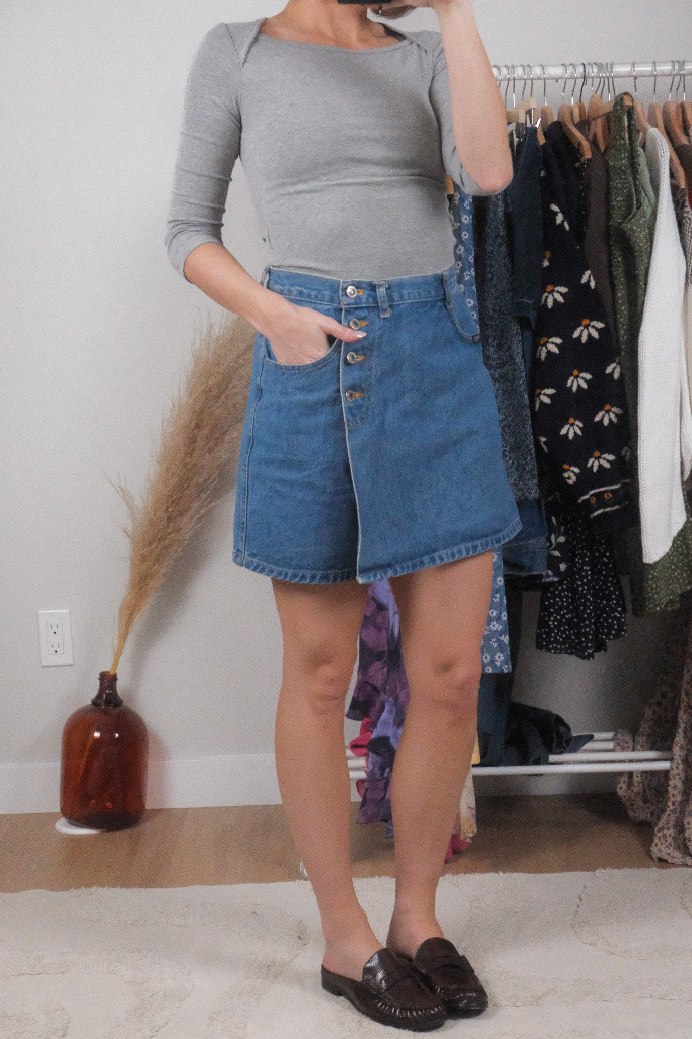 Vintage x Denim Skort (6/8)