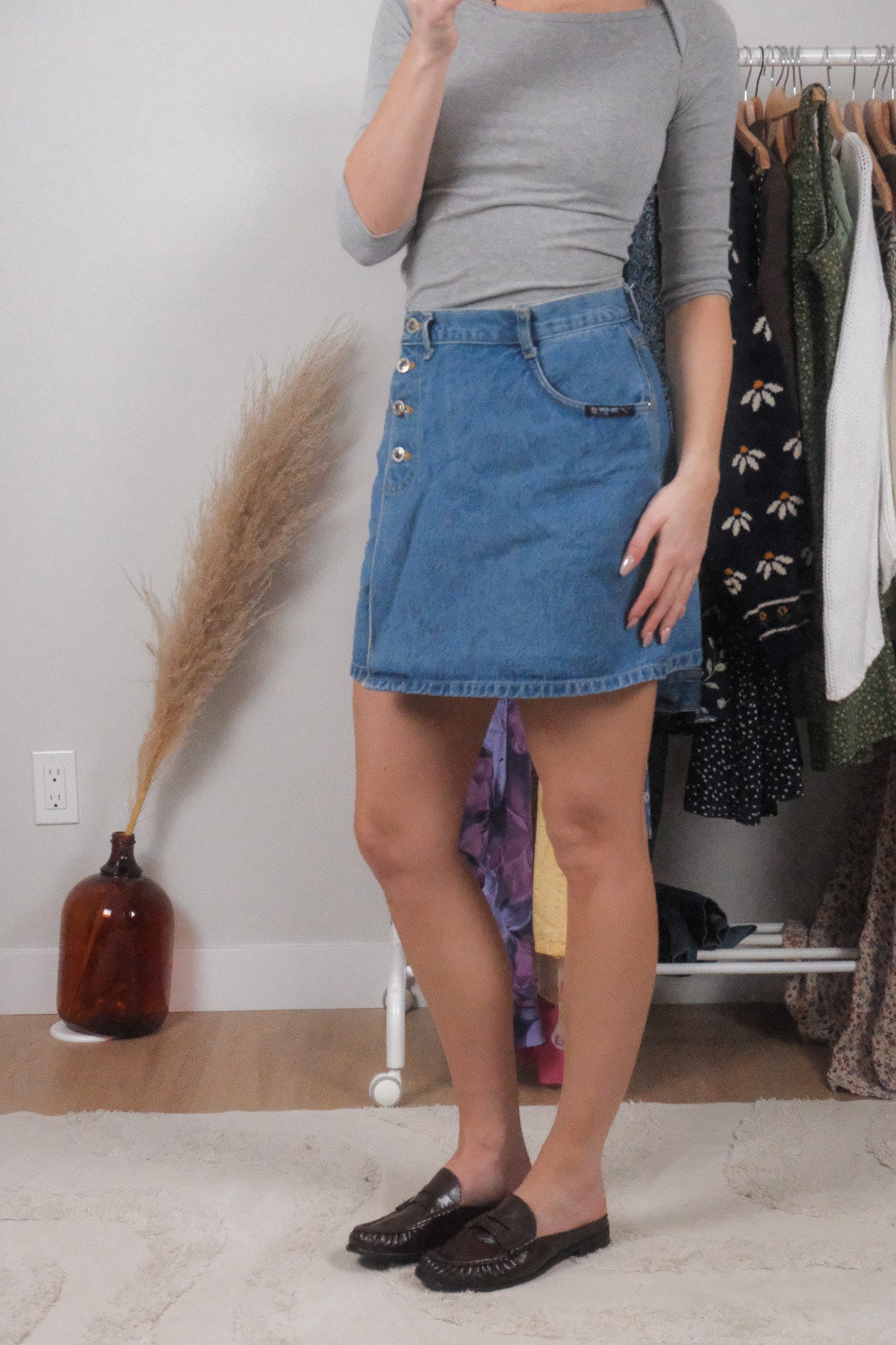 Vintage x Denim Skort (6/8)