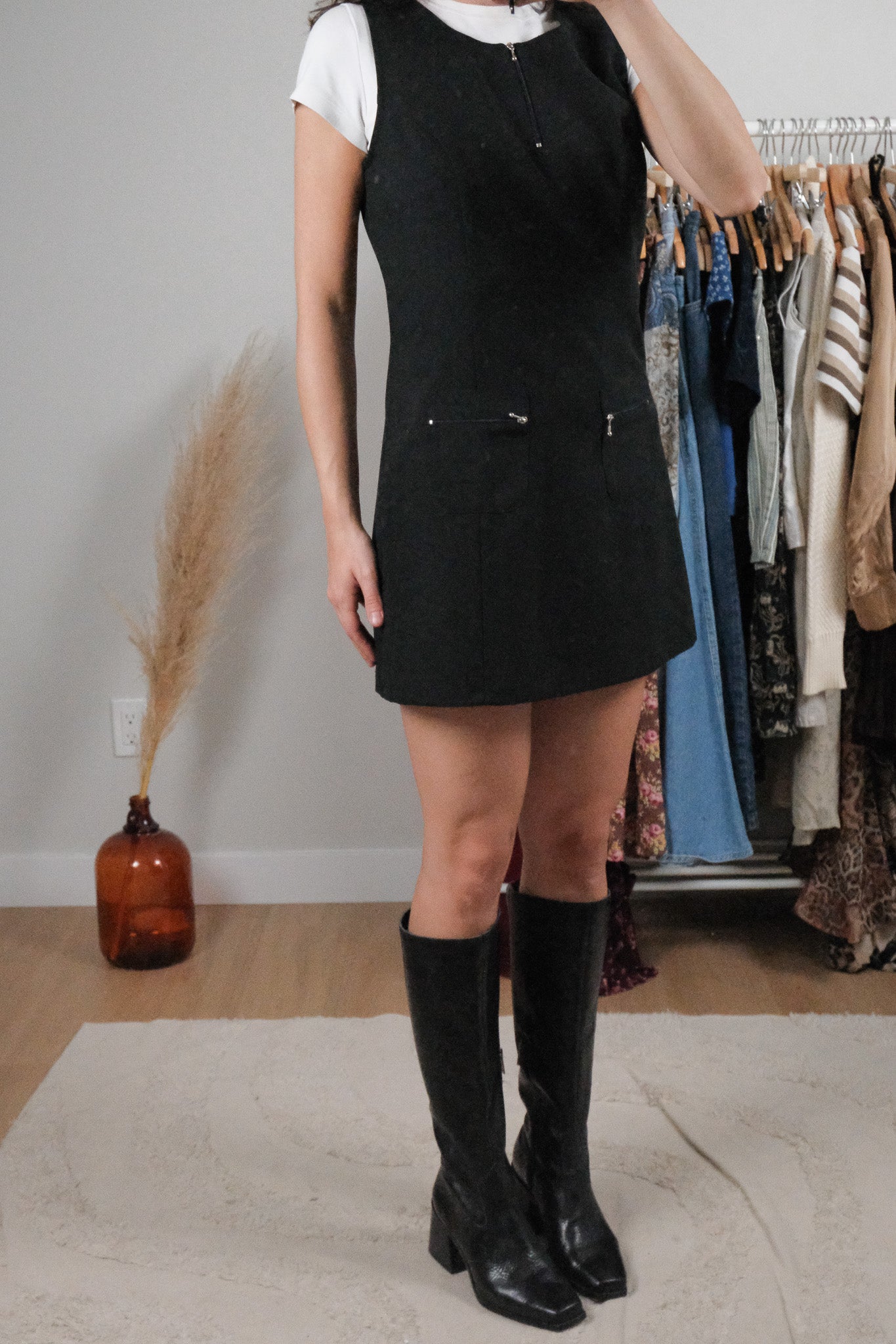 Made in Canada x Vintage x Mini Dress (S/M)