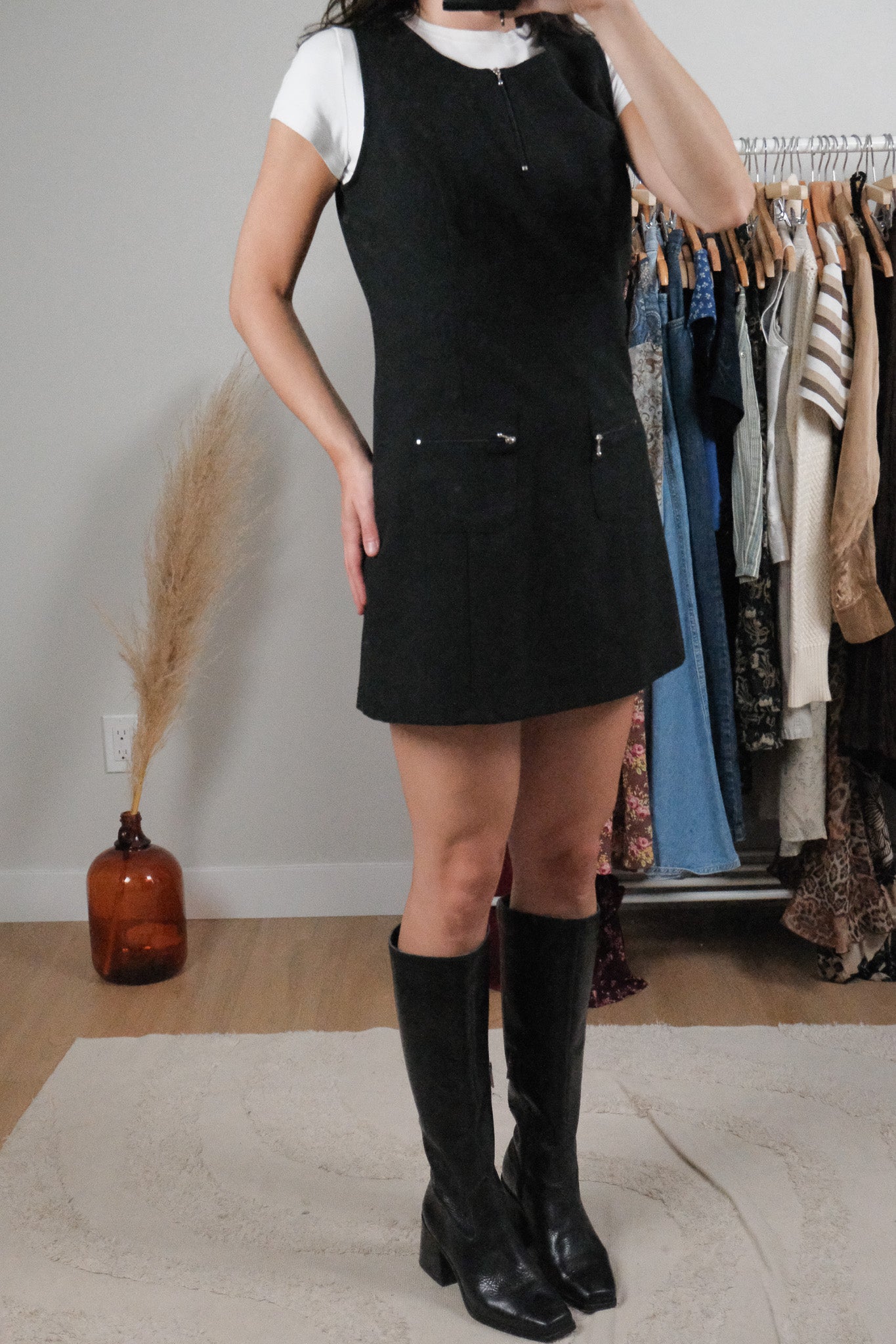 Made in Canada x Vintage x Mini Dress (S/M)