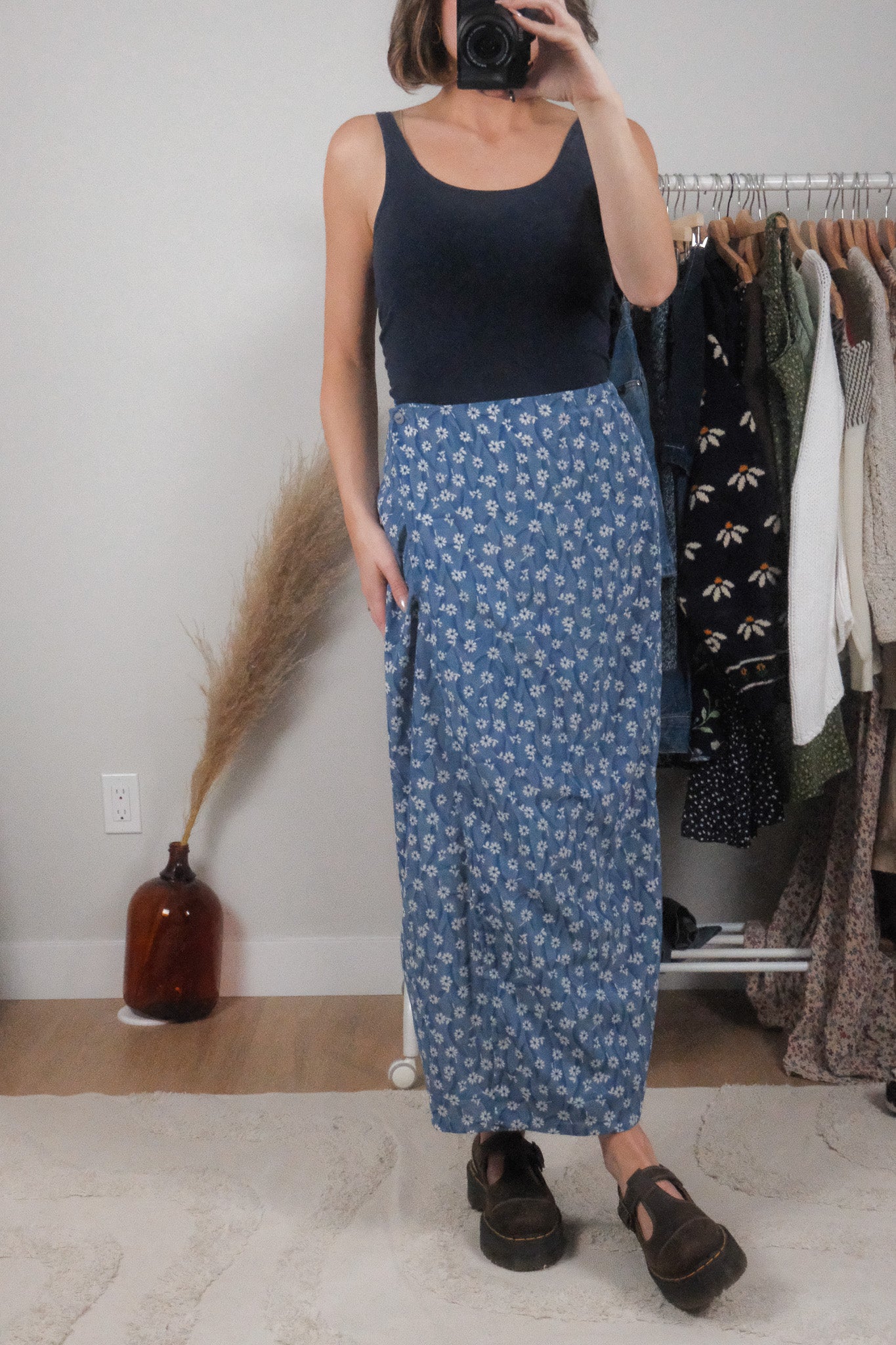 Made in Canada x Vintage x Floral Maxi Skirt (4/6)